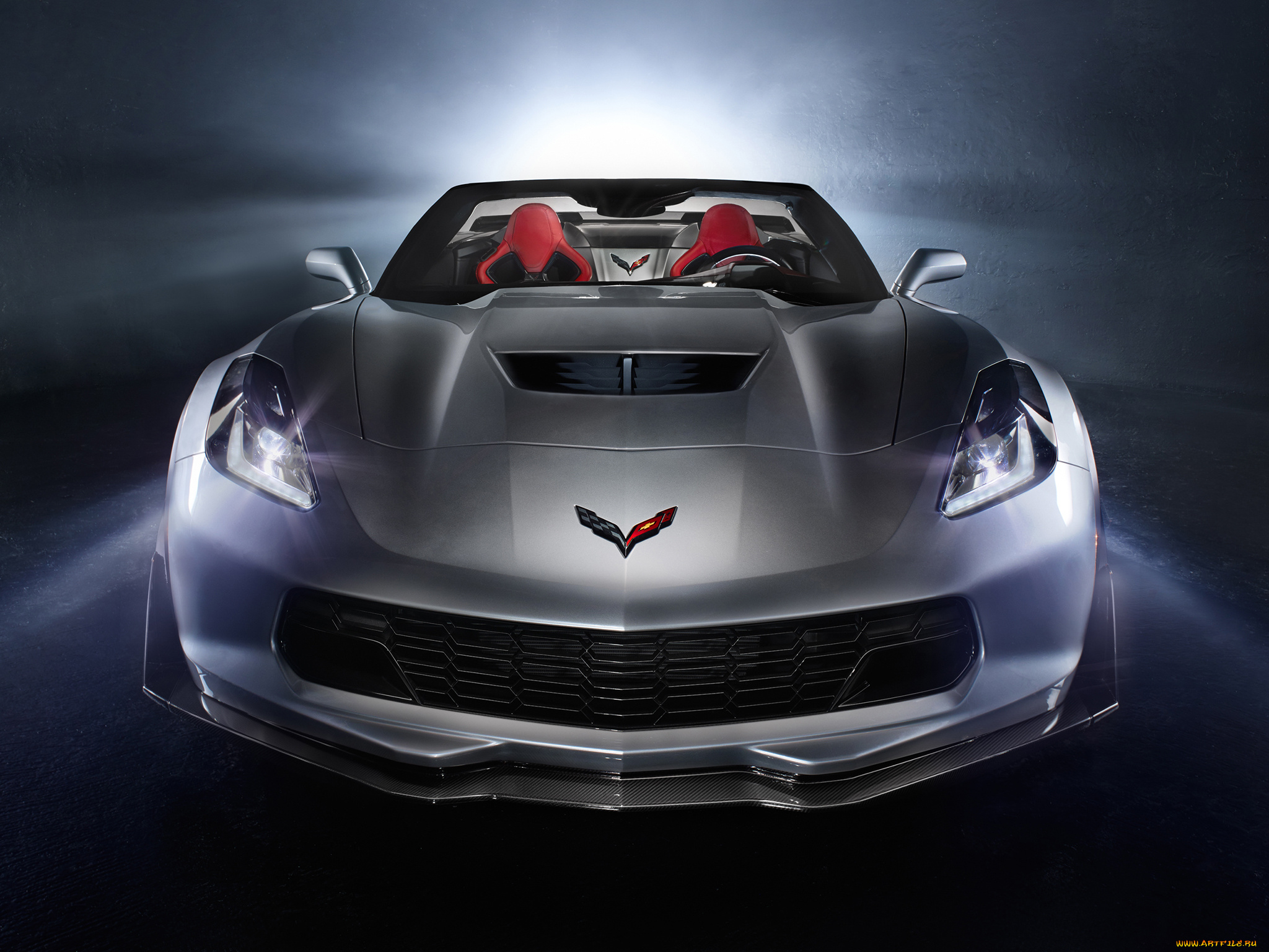автомобили, corvette, 2015г, z06, convertible, с7