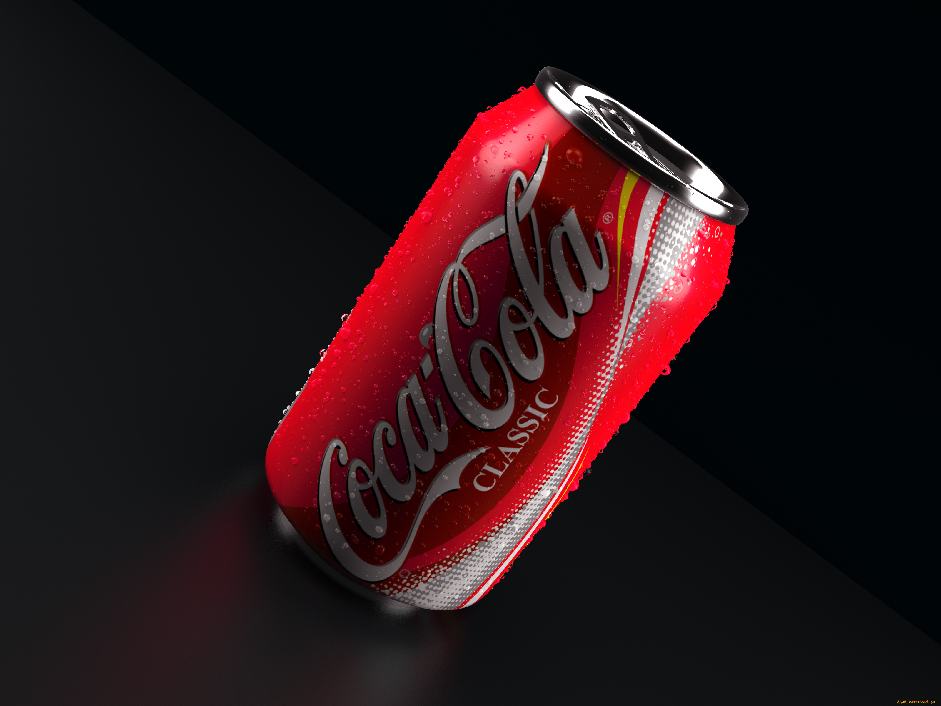 бренды, coca-cola, капли, банка