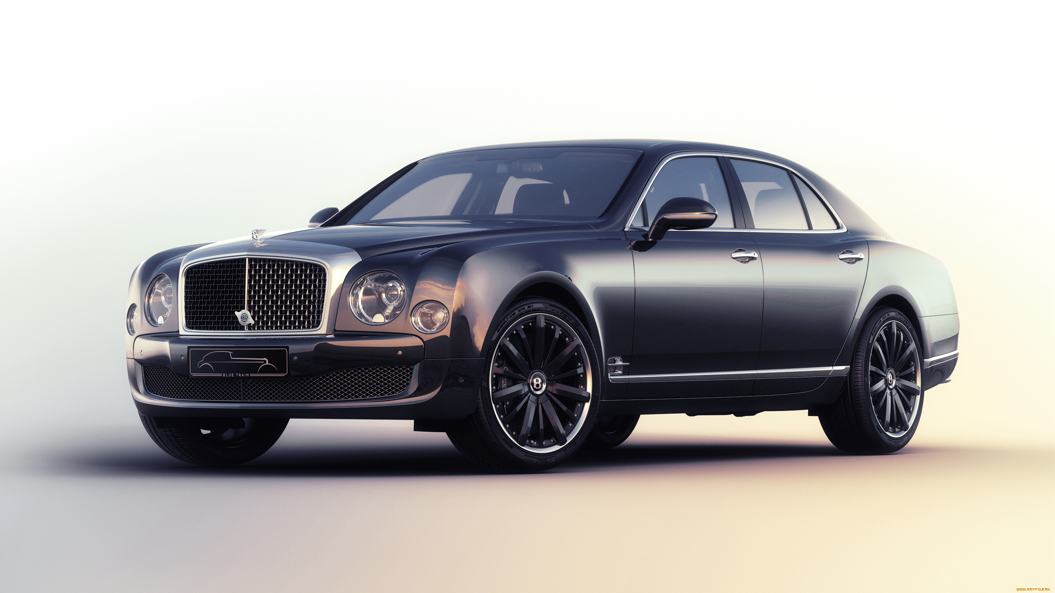 автомобили, bentley, by, mulliner, blue, train, speed, mulsanne, темный, 2015г