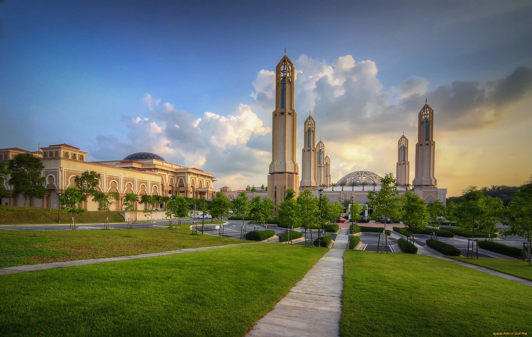 beautiful, johor, -, kota, iskandar, mosque, города, -, мечети, , медресе, мечеть, рассвет