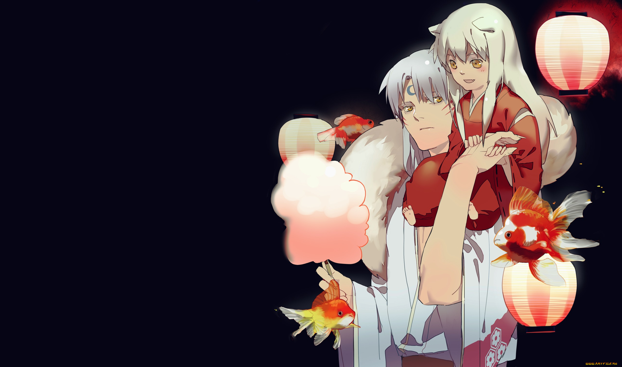 аниме, inuyasha, братья