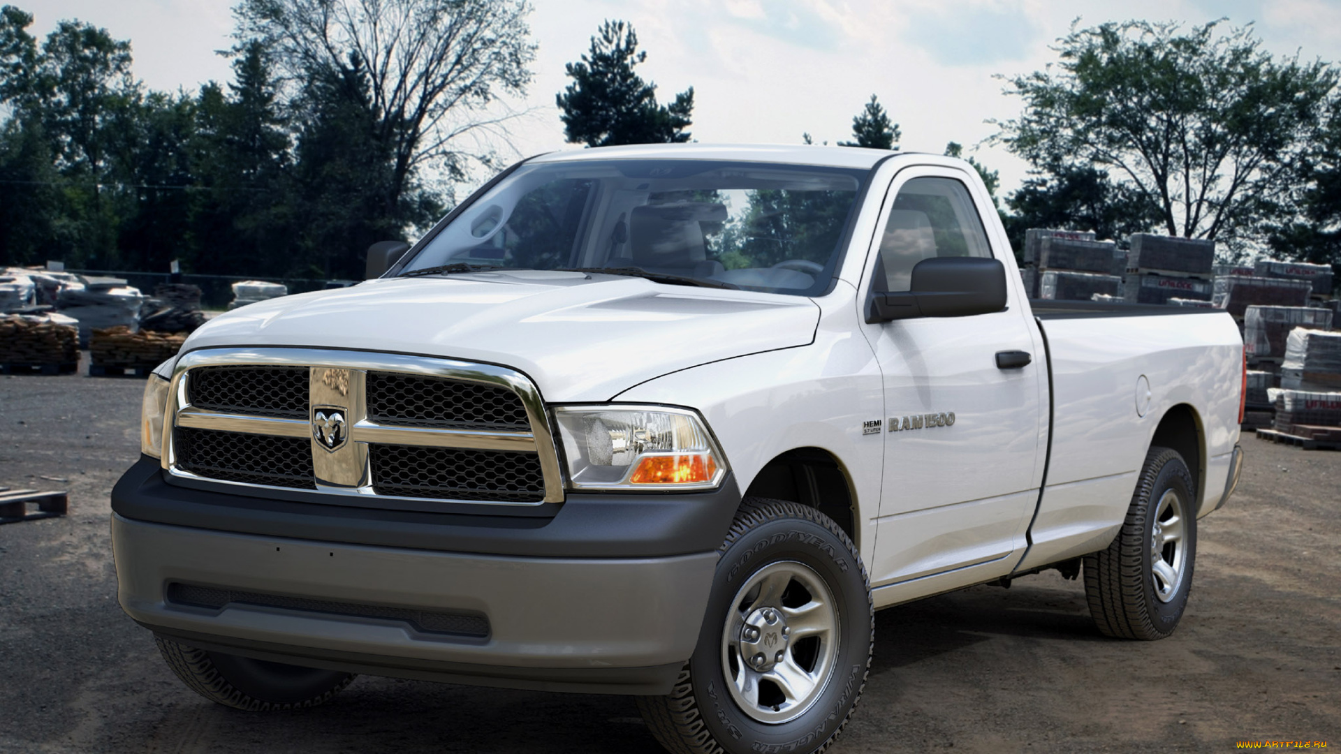 2011, dodge, ram, 1500, автомобили, dodge, додж, пикап, белый