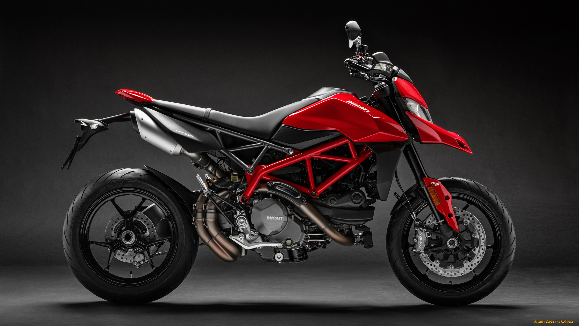 2019, ducati, hypermotard, 950, мотоциклы, ducati, дукати, вид, сбоку, супербайки, итальянские