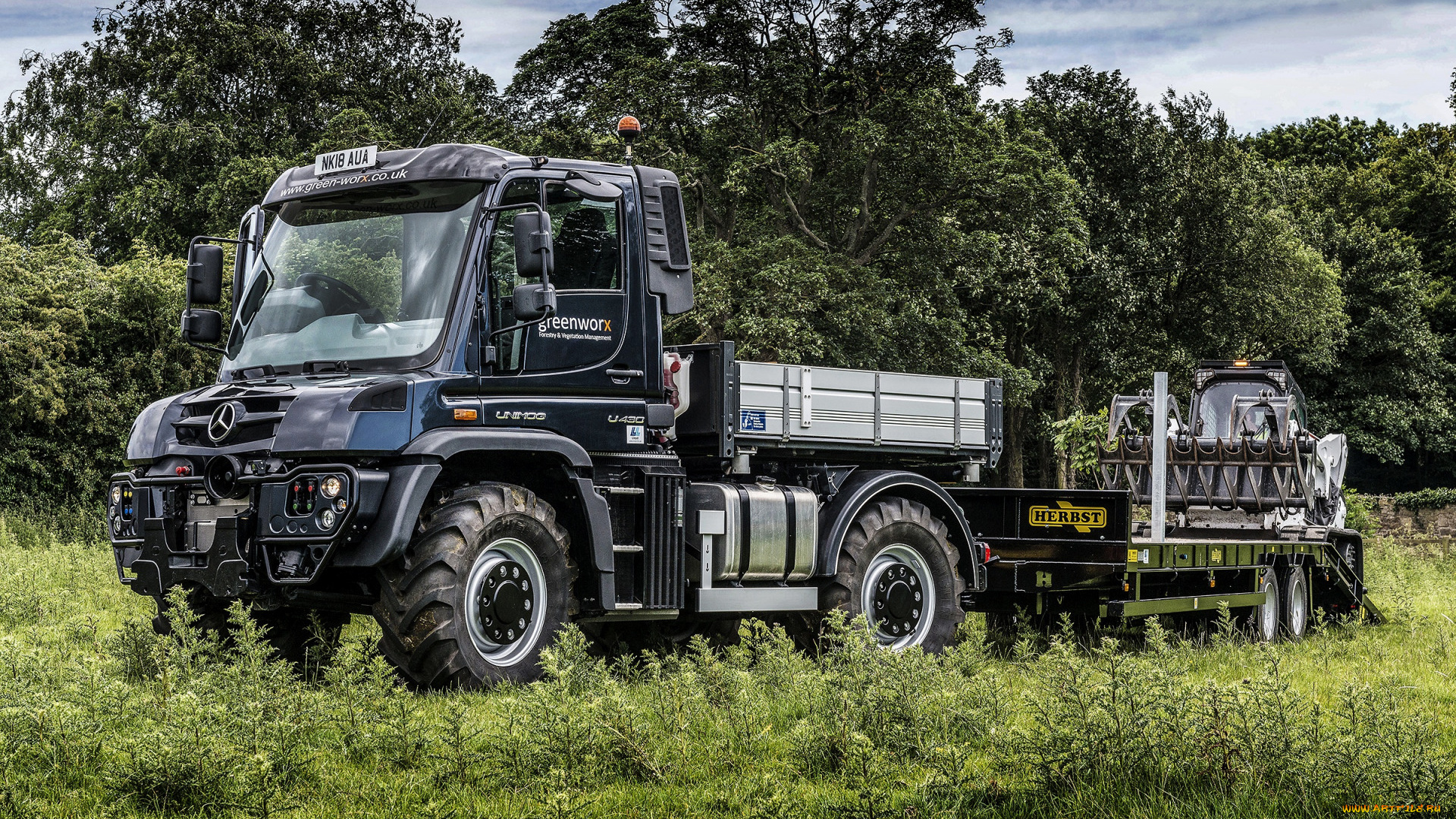 2019, mercedes-benz, unimog, u430, автомобили, mercedes, trucks, спецтехника, мерседес, немецкие, грузовики, вид, спереди, unimog