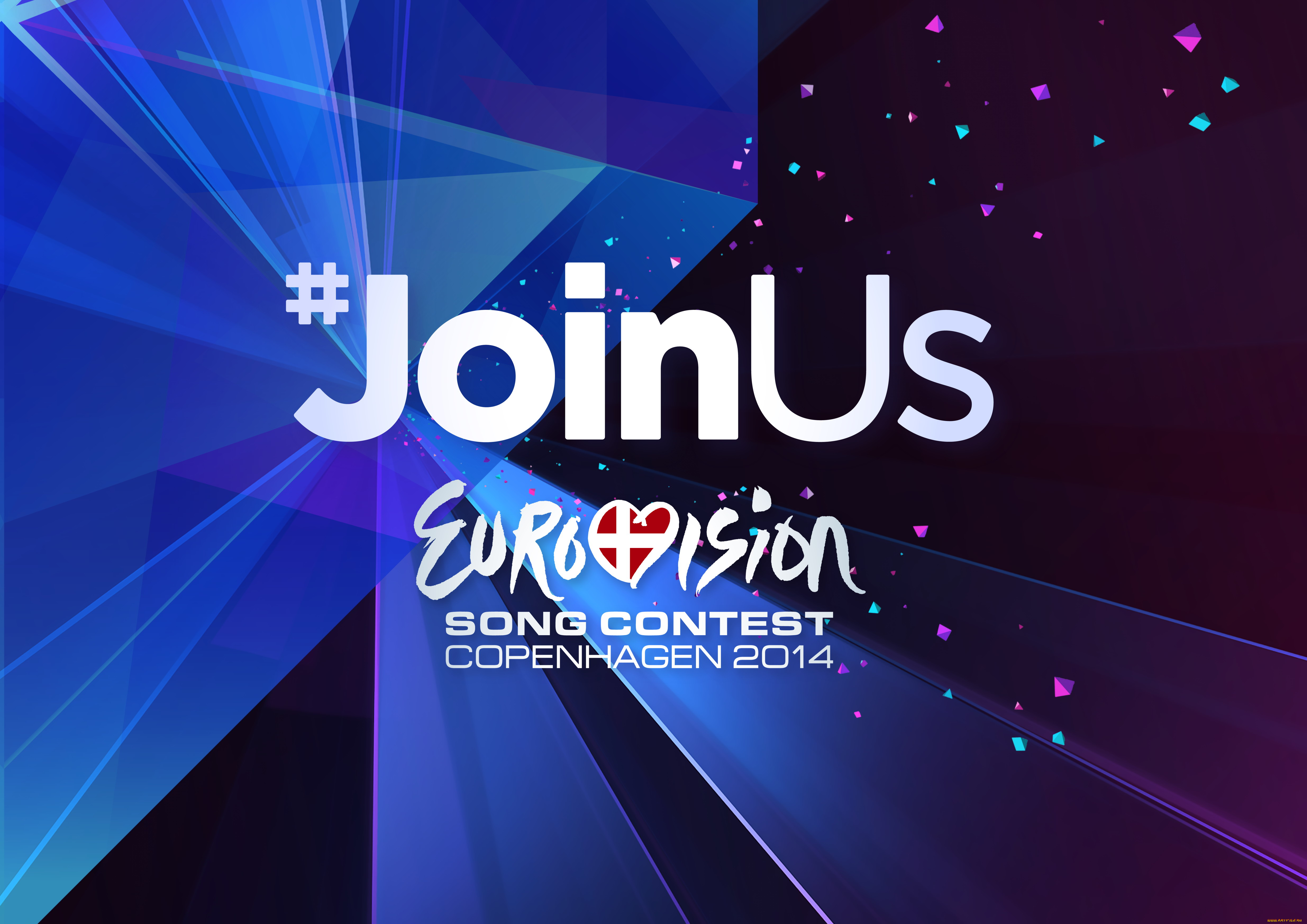 музыка, евровидение, сердечко, конкурс, логотип, 2014
