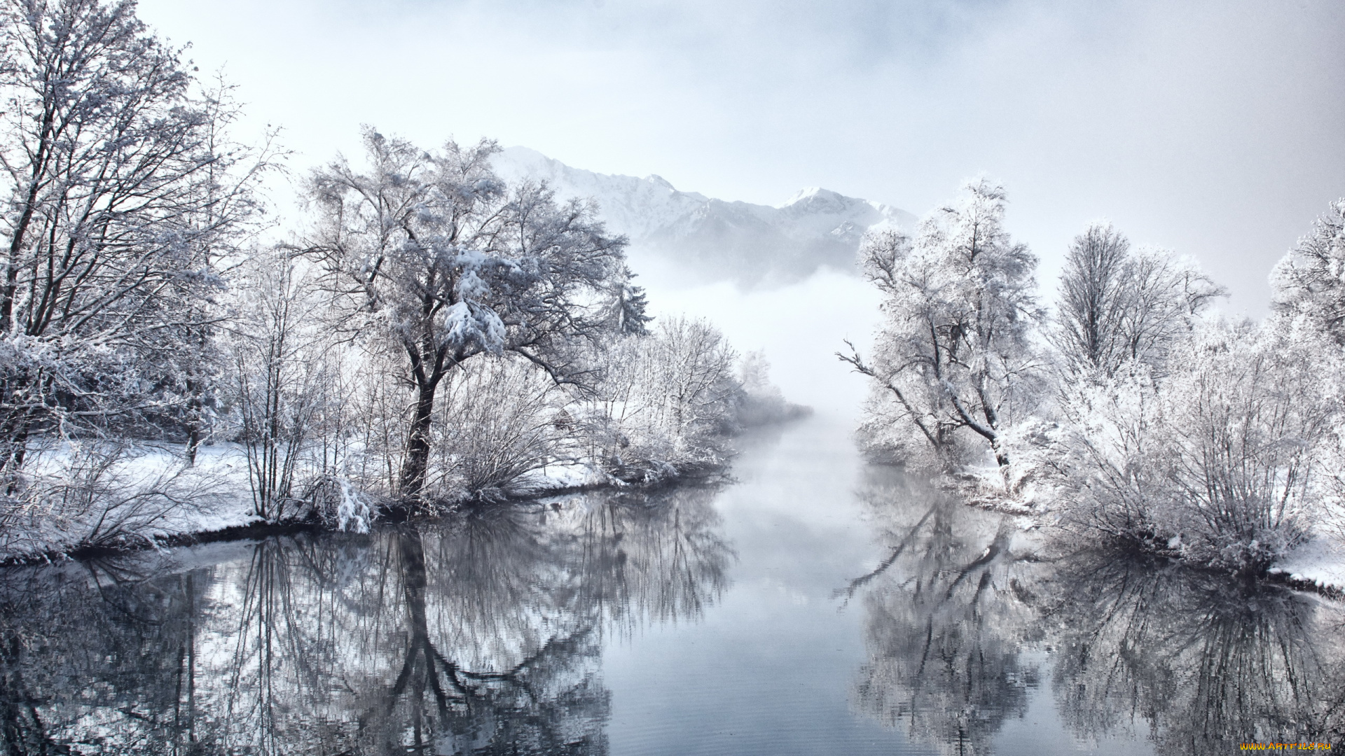 природа, реки, озера, kochelsee, winte, rschnee, eis, bayern, deutschland