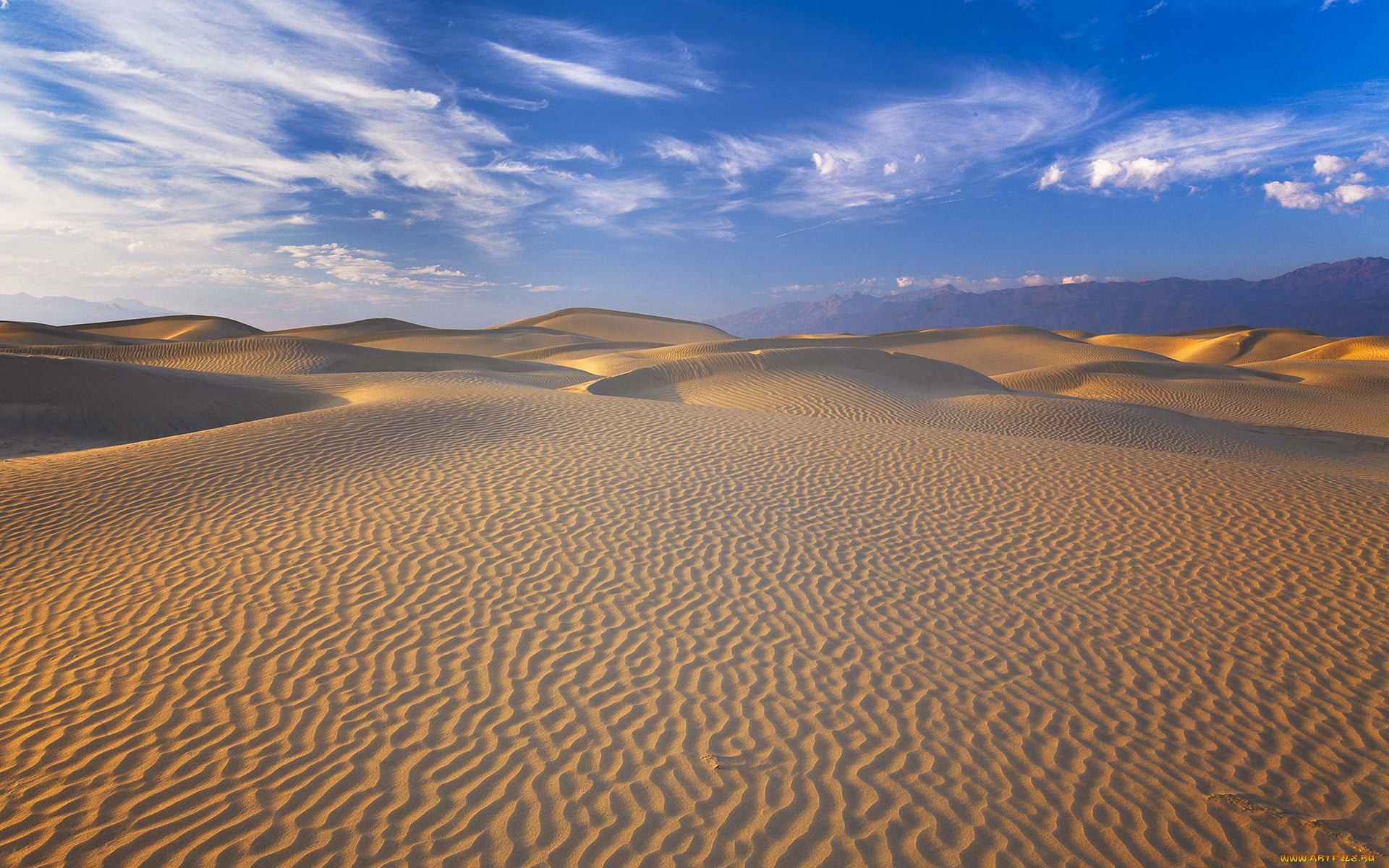природа, пустыни, sand, death, valley, desert, mountain, dunes