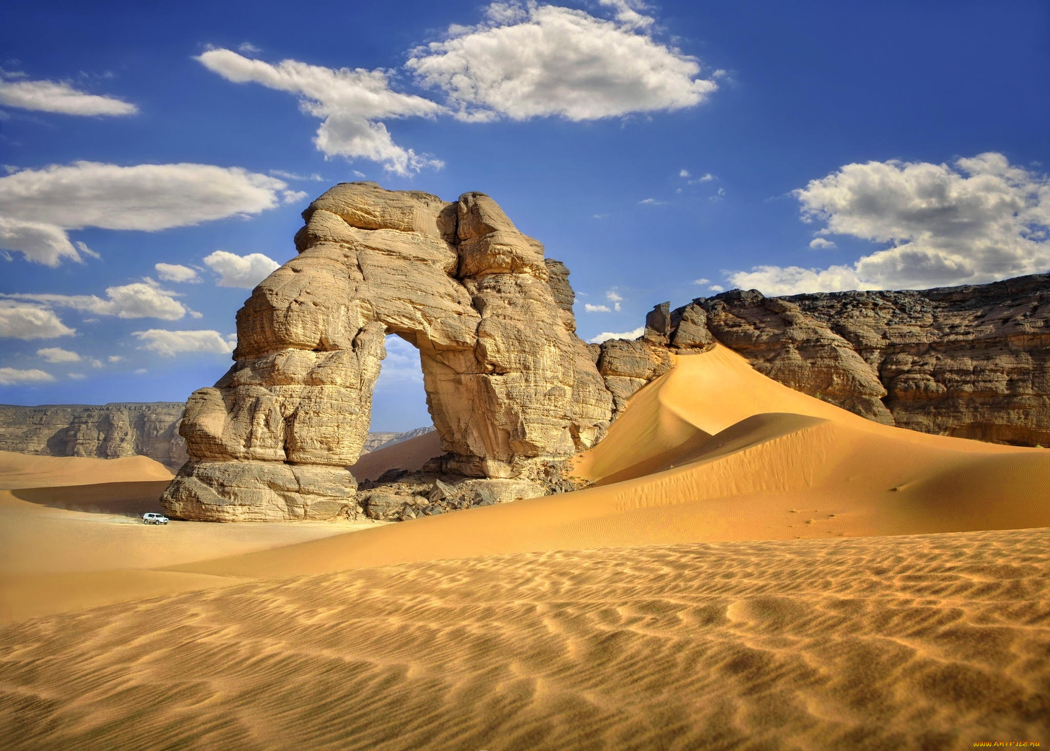 природа, пустыни, скалы, арка, пески