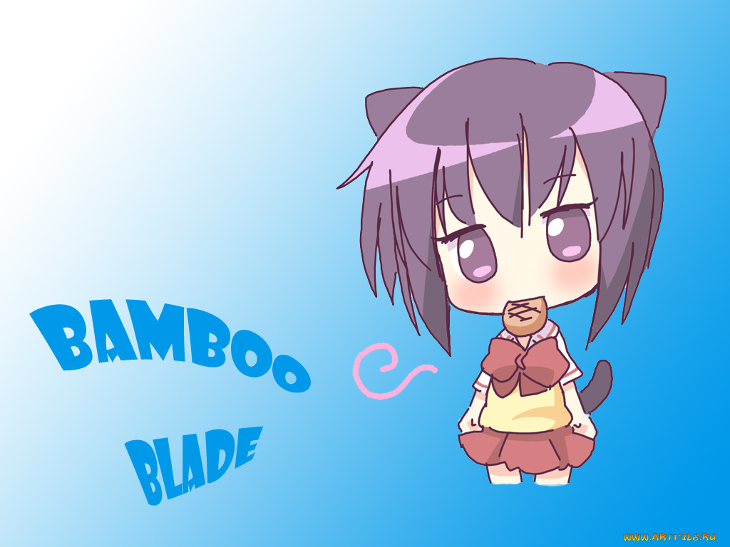 аниме, bamboo, blade
