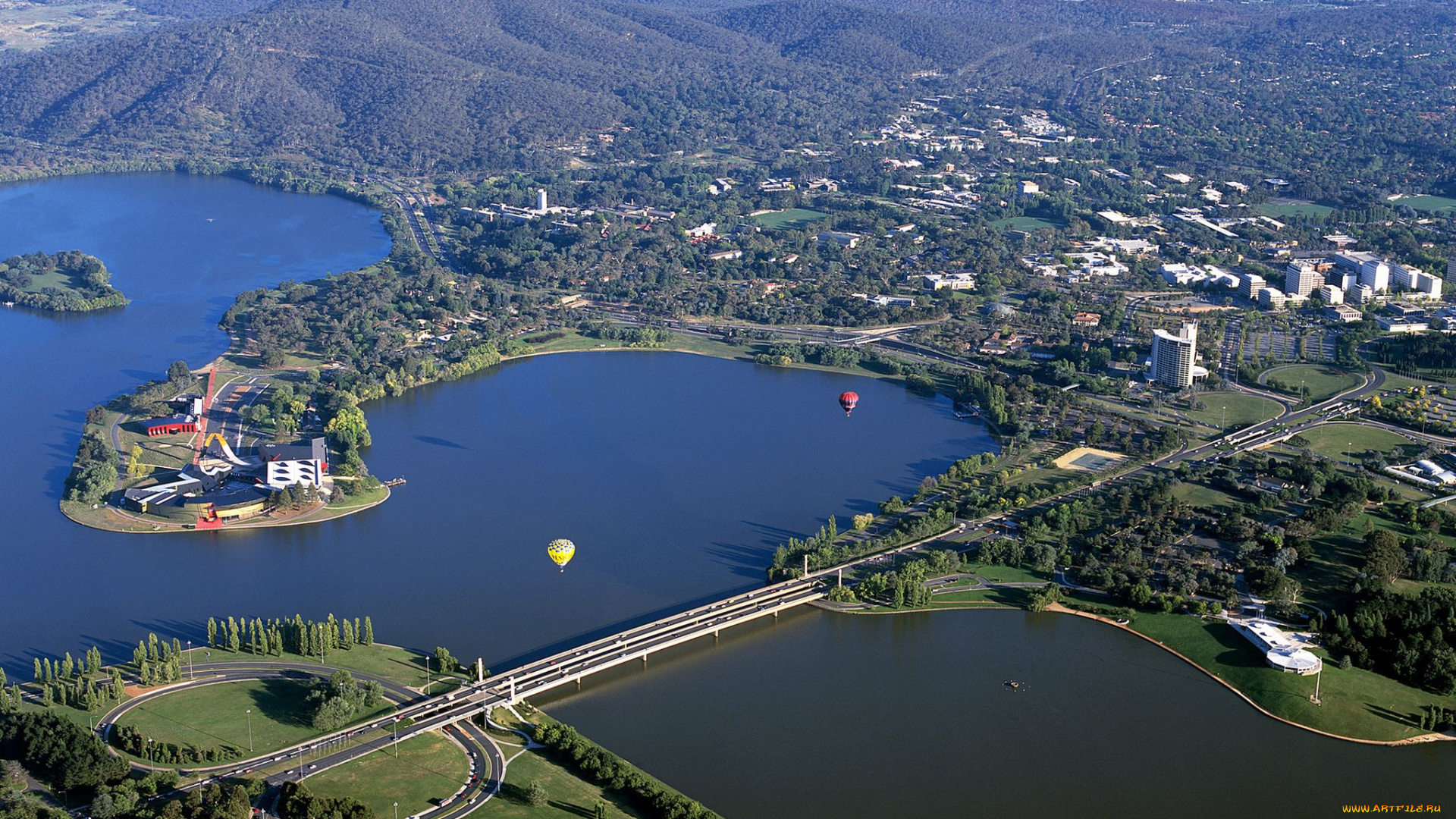 города, пейзажи, canberra