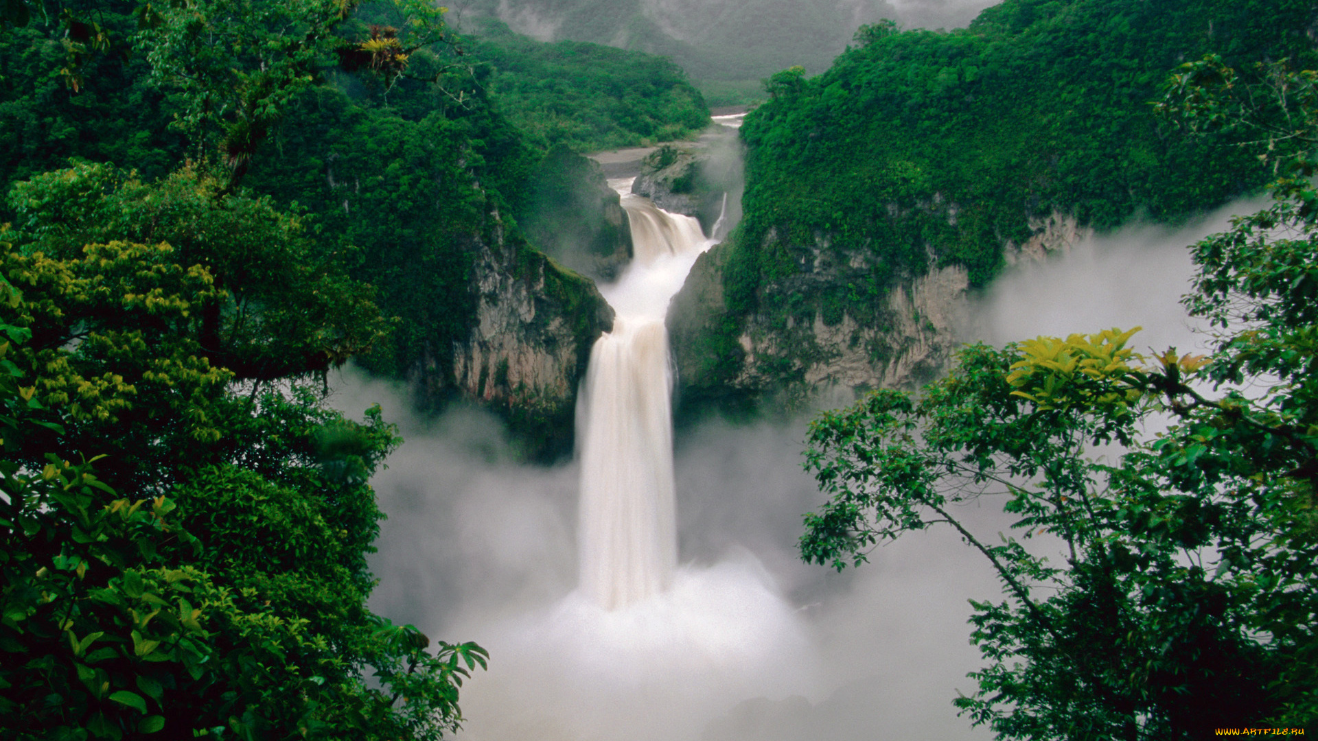 природа, водопады