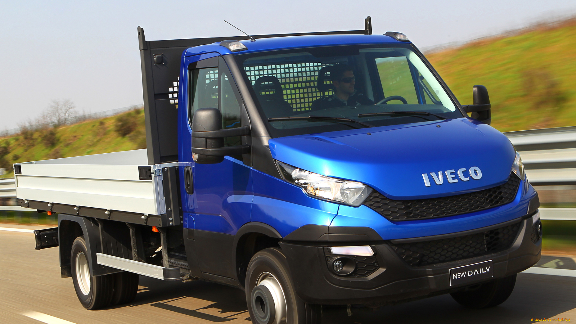 автомобили, iveco, синий, 2014г, cab, chassis, daily, 35