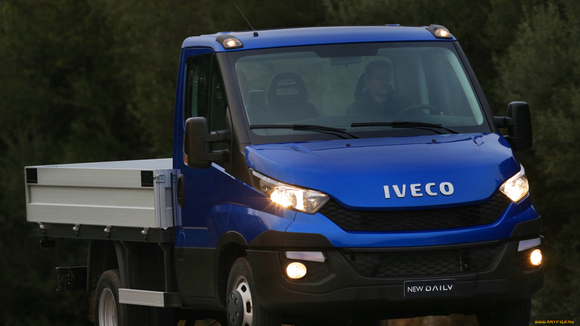 автомобили, iveco, синий, 2014г, cab, chassis, daily, 35