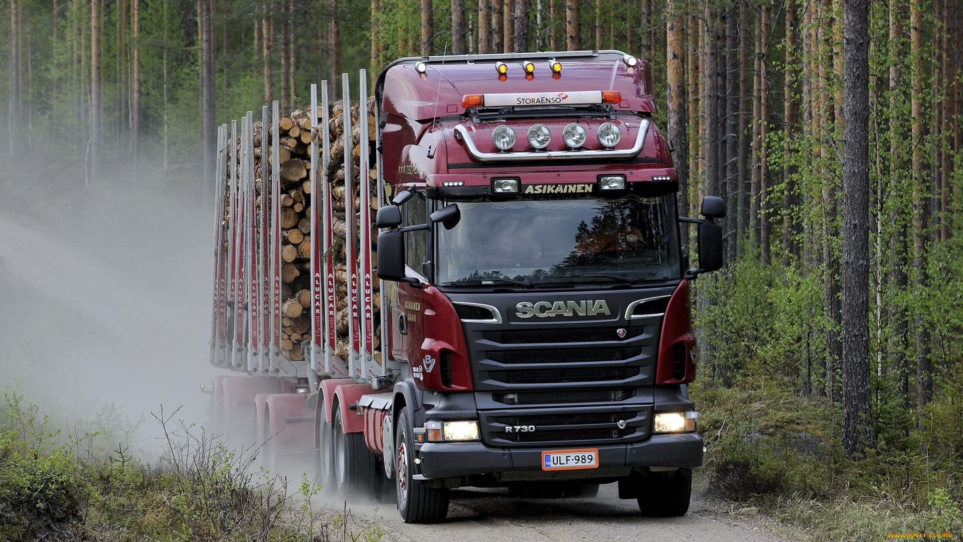 автомобили, scania, красный, truck, r730, 6x4, highline, timber