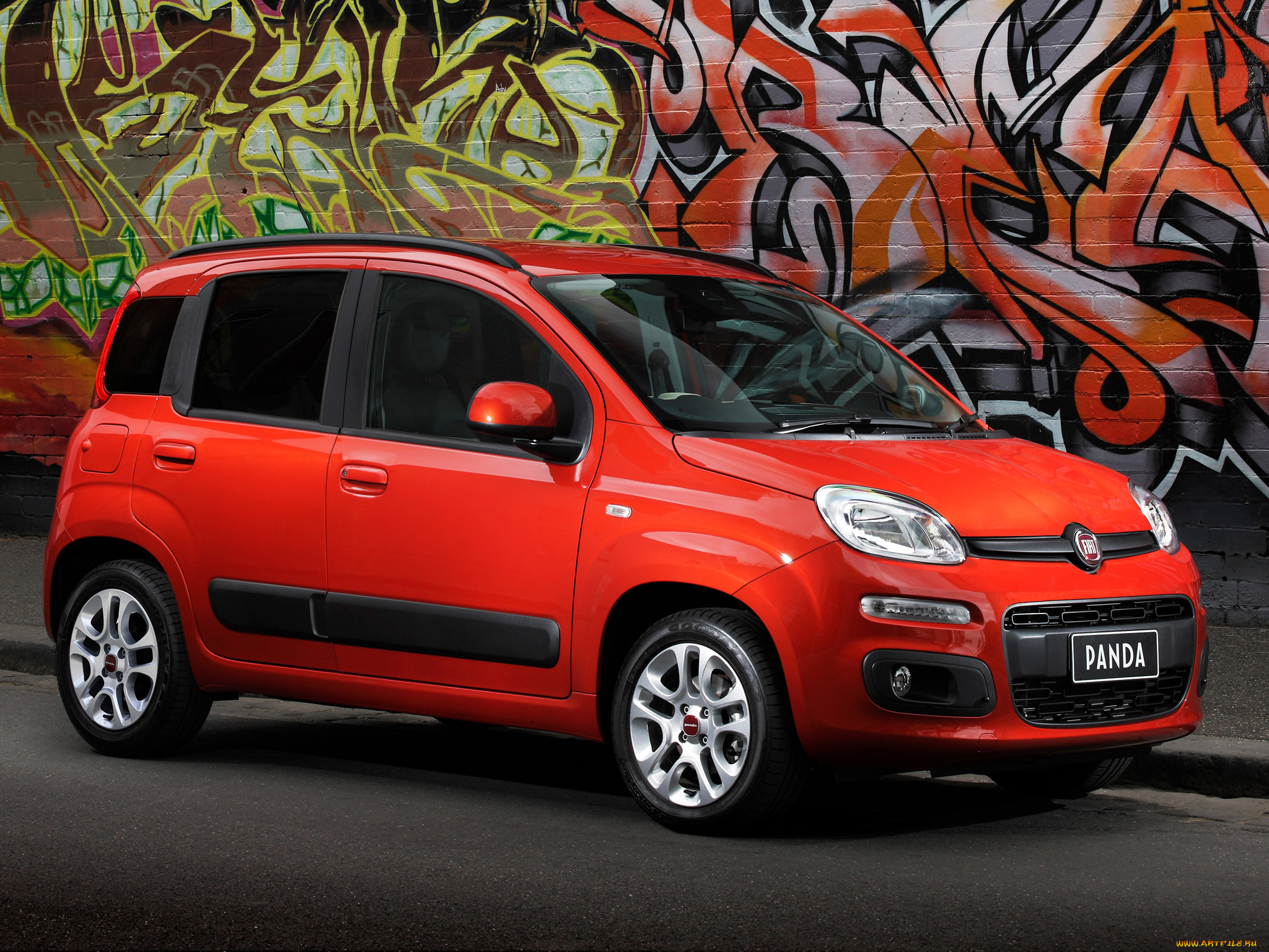 автомобили, fiat, panda, красный, 2013г, 319, au-spec