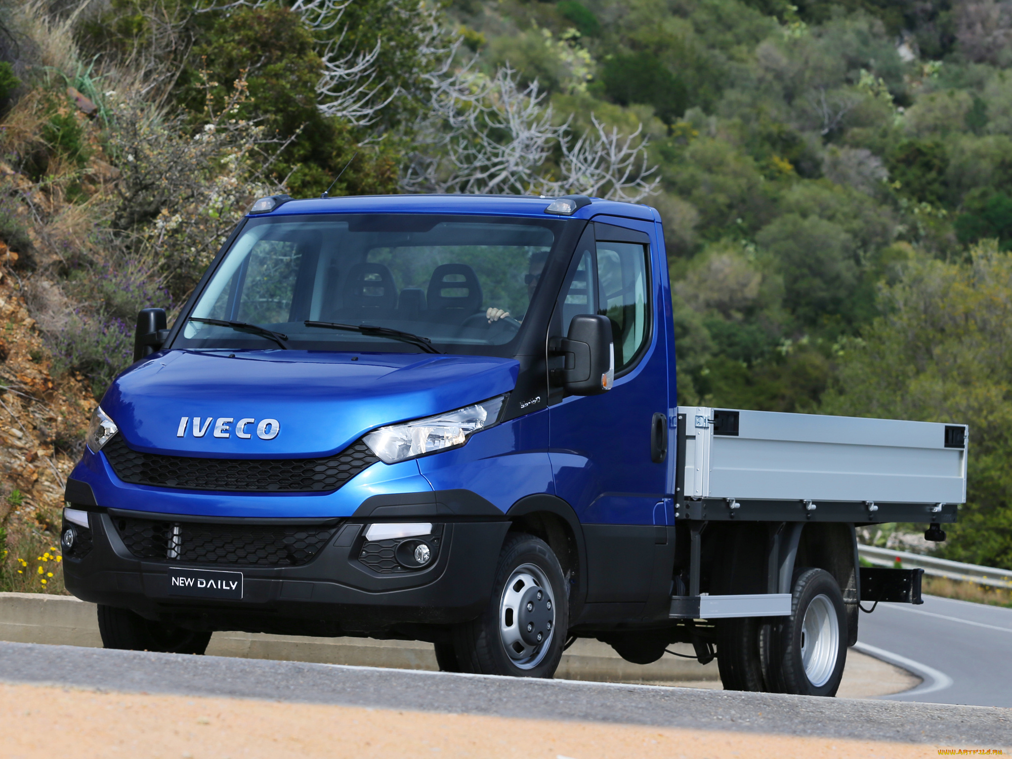 автомобили, iveco, daily, 35, chassis, синий, 2014г, cab