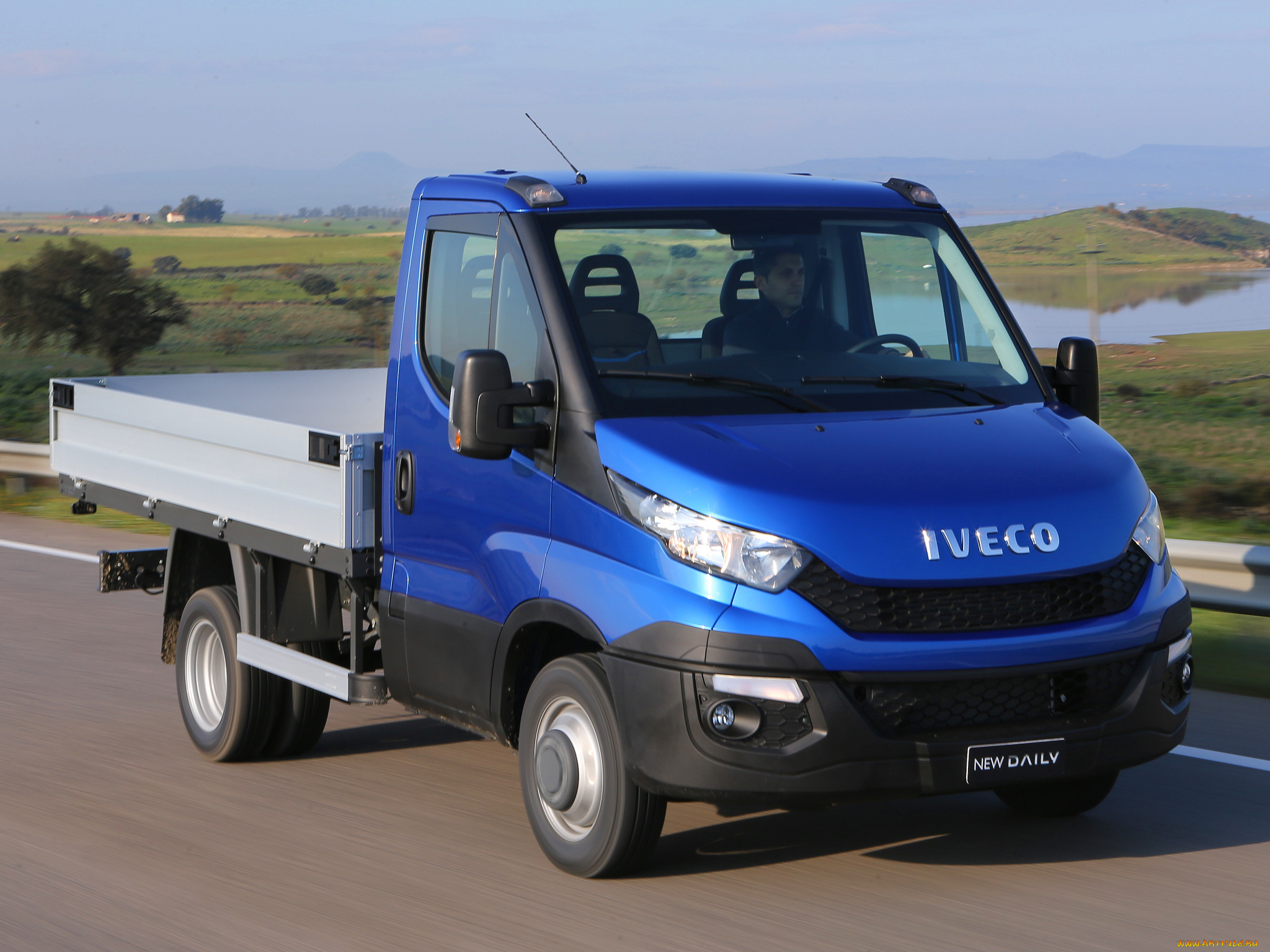 автомобили, iveco, синий, 2014г, cab, daily, 35, chassis