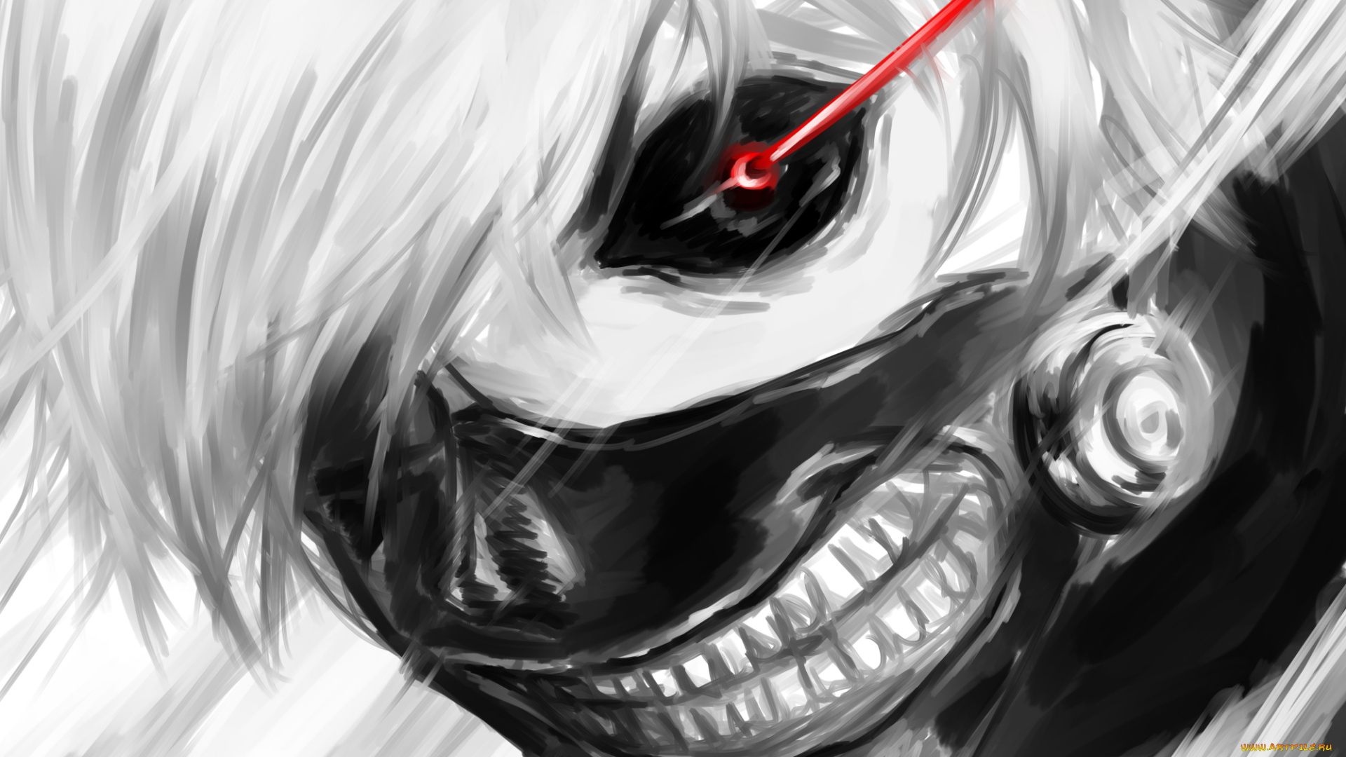 аниме, tokyo, ghoul, канеки