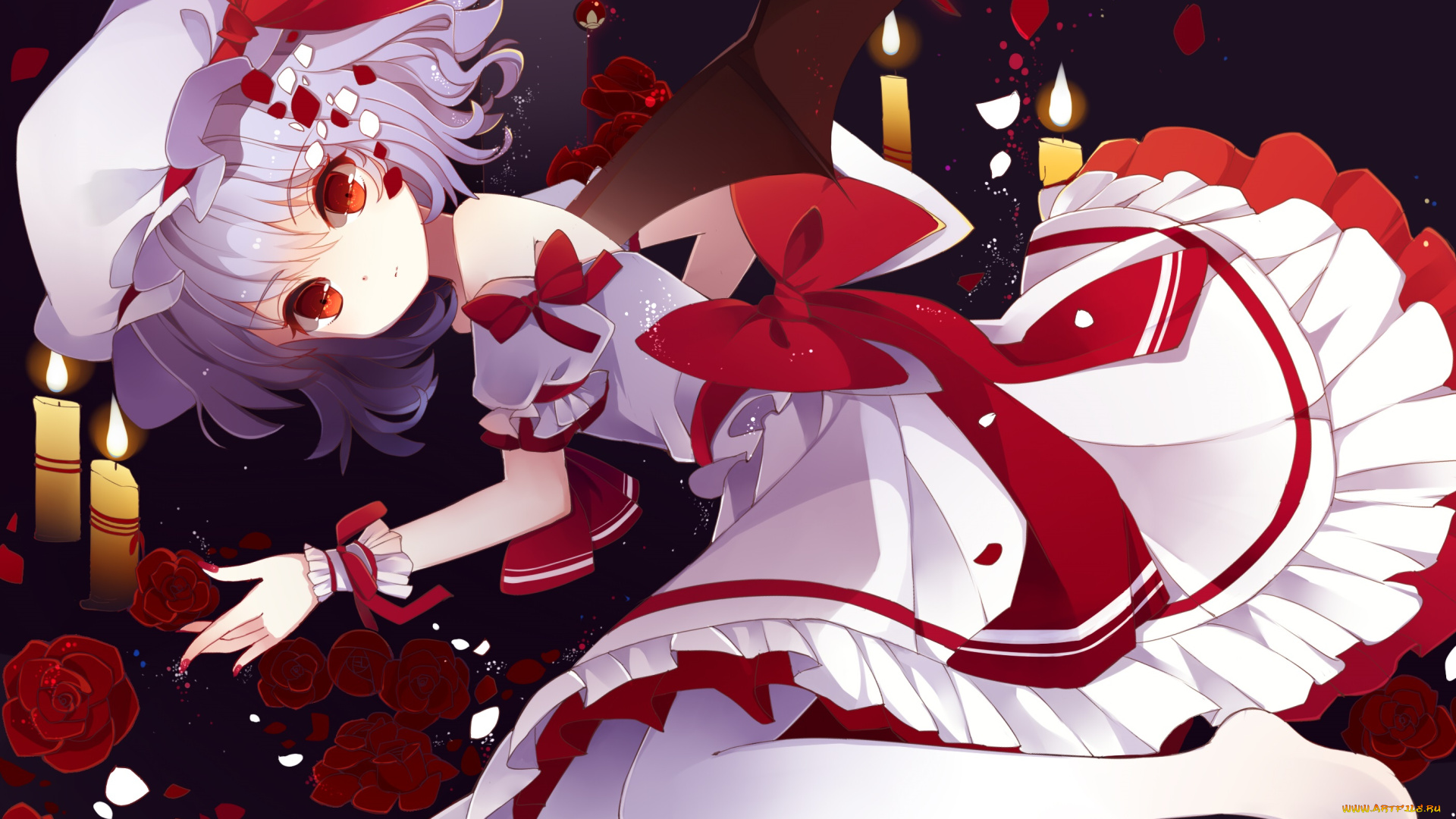 аниме, touhou, девушка