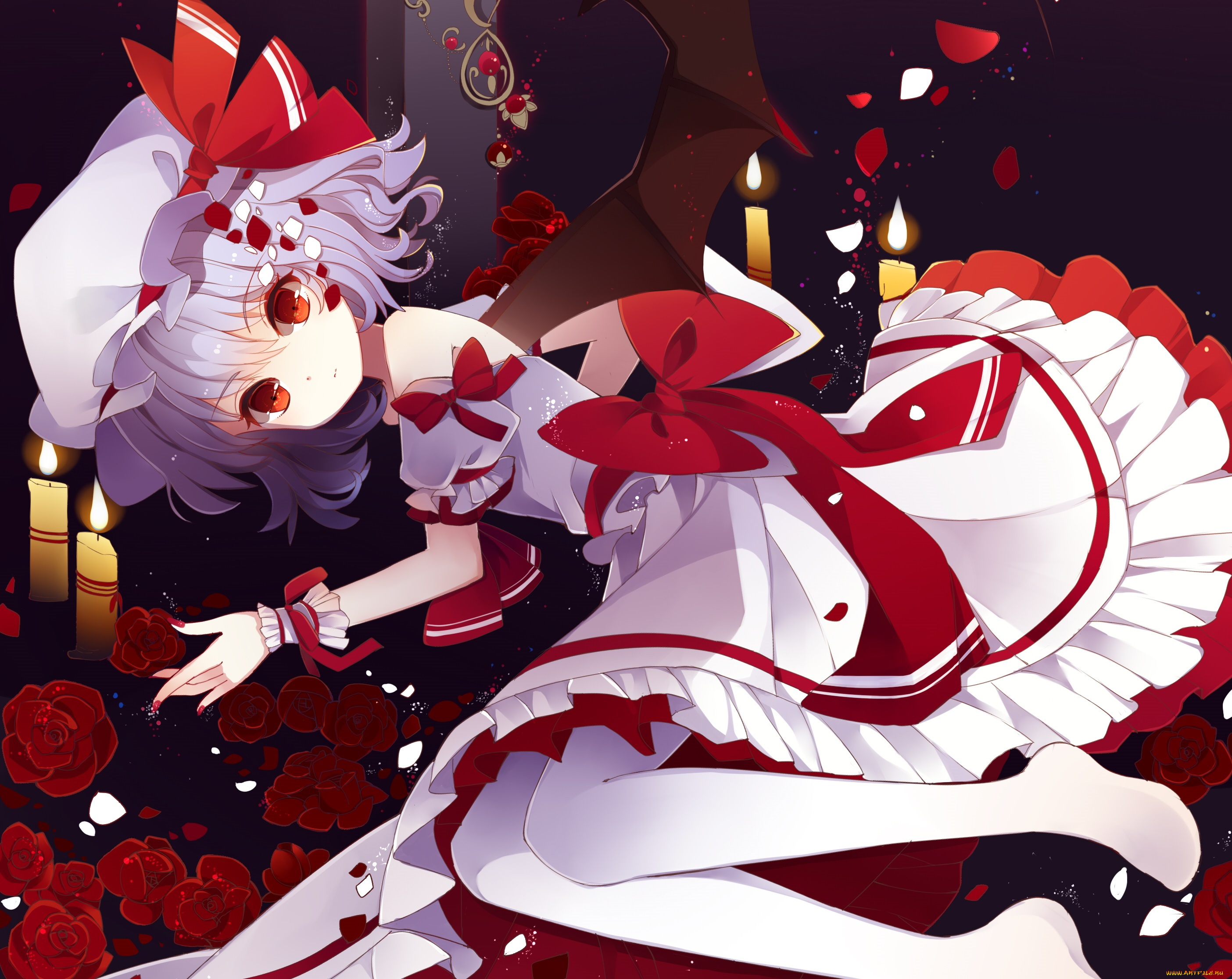 аниме, touhou, девушка