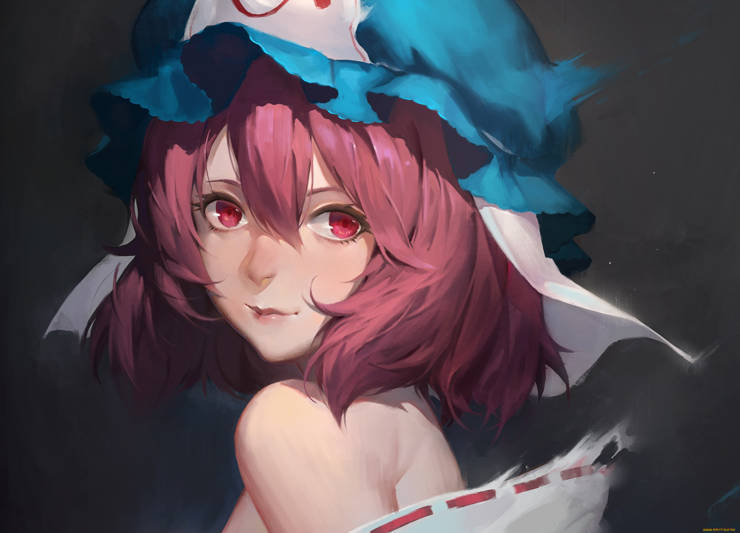 аниме, touhou, девушка