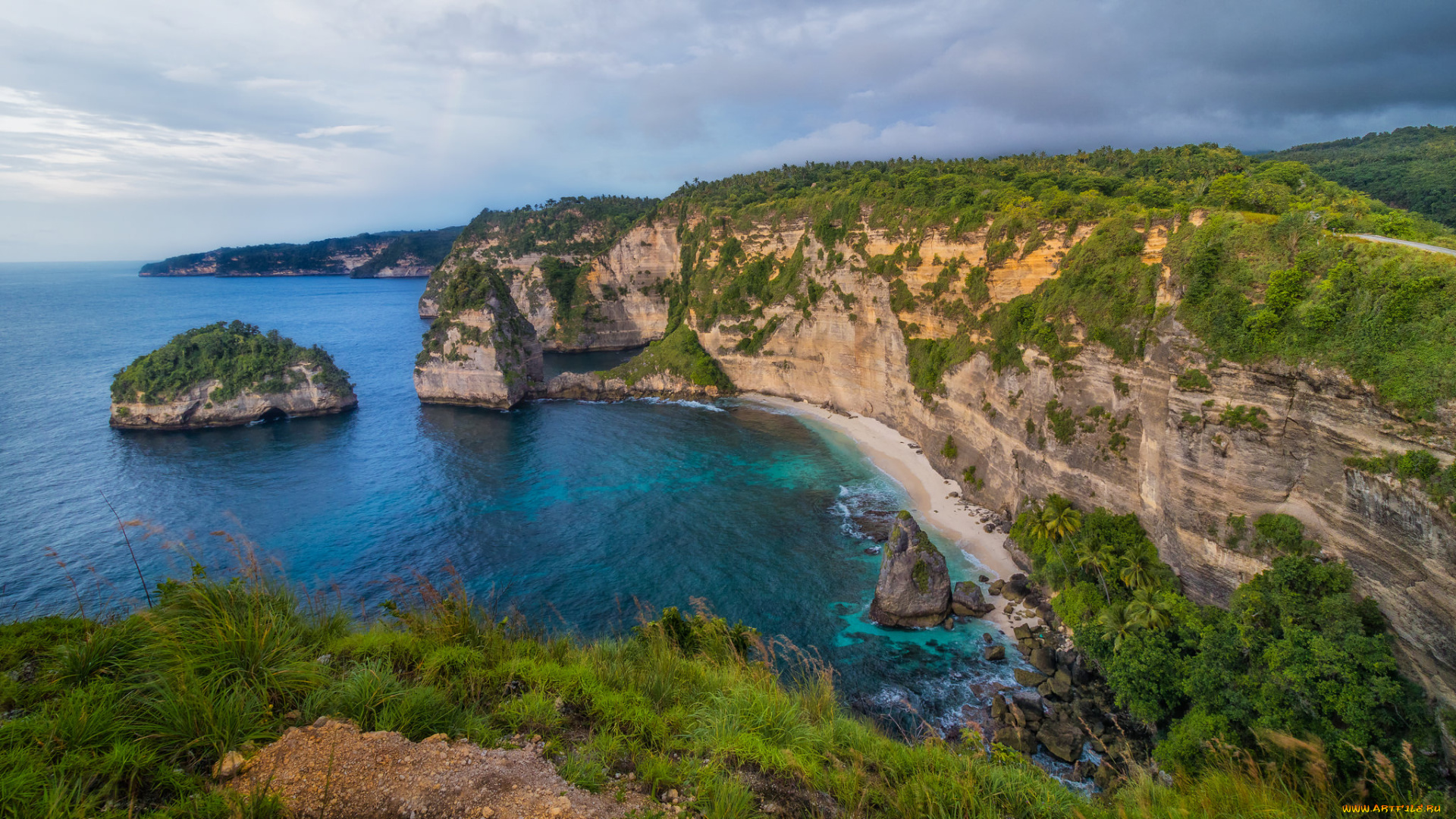 природа, побережье, берег, море