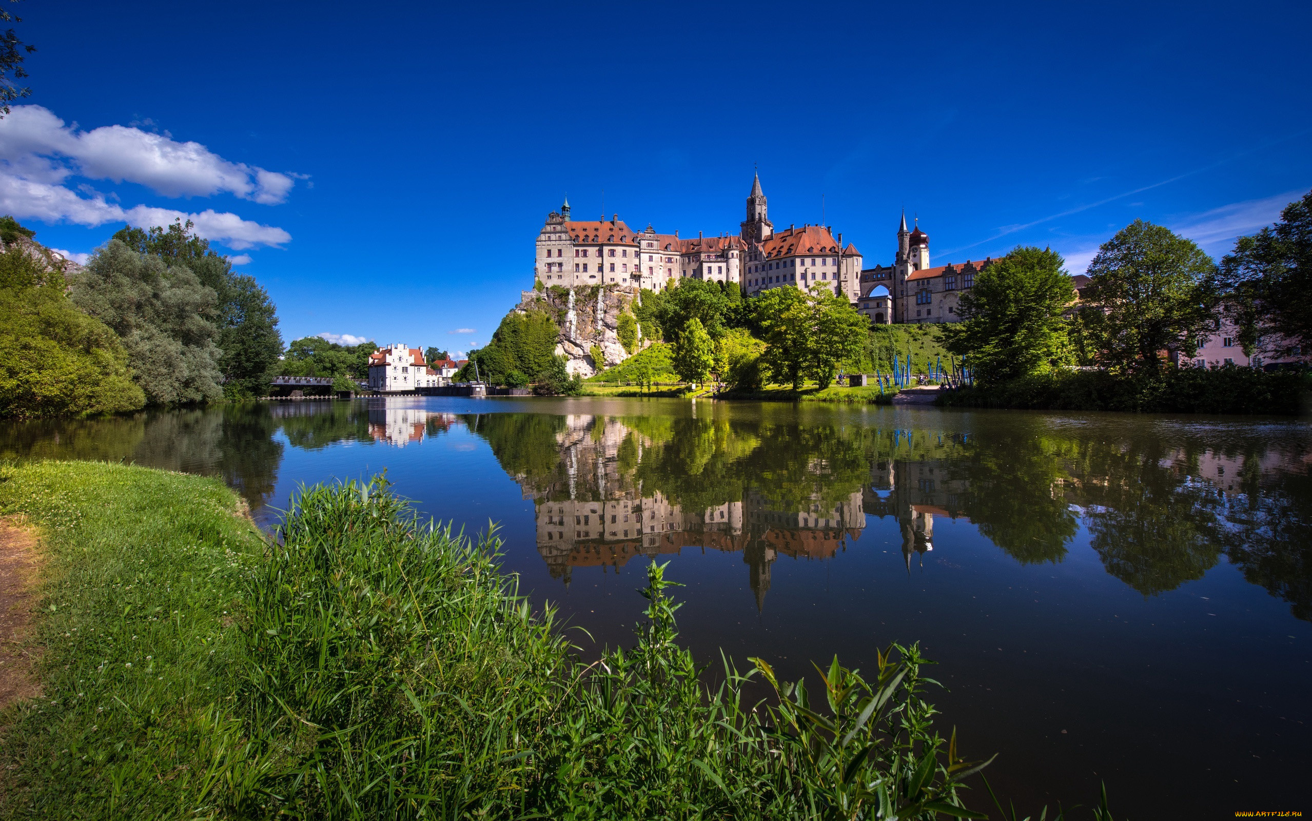 castle, sigmaringen, города, замки, германии, castle, sigmaringen