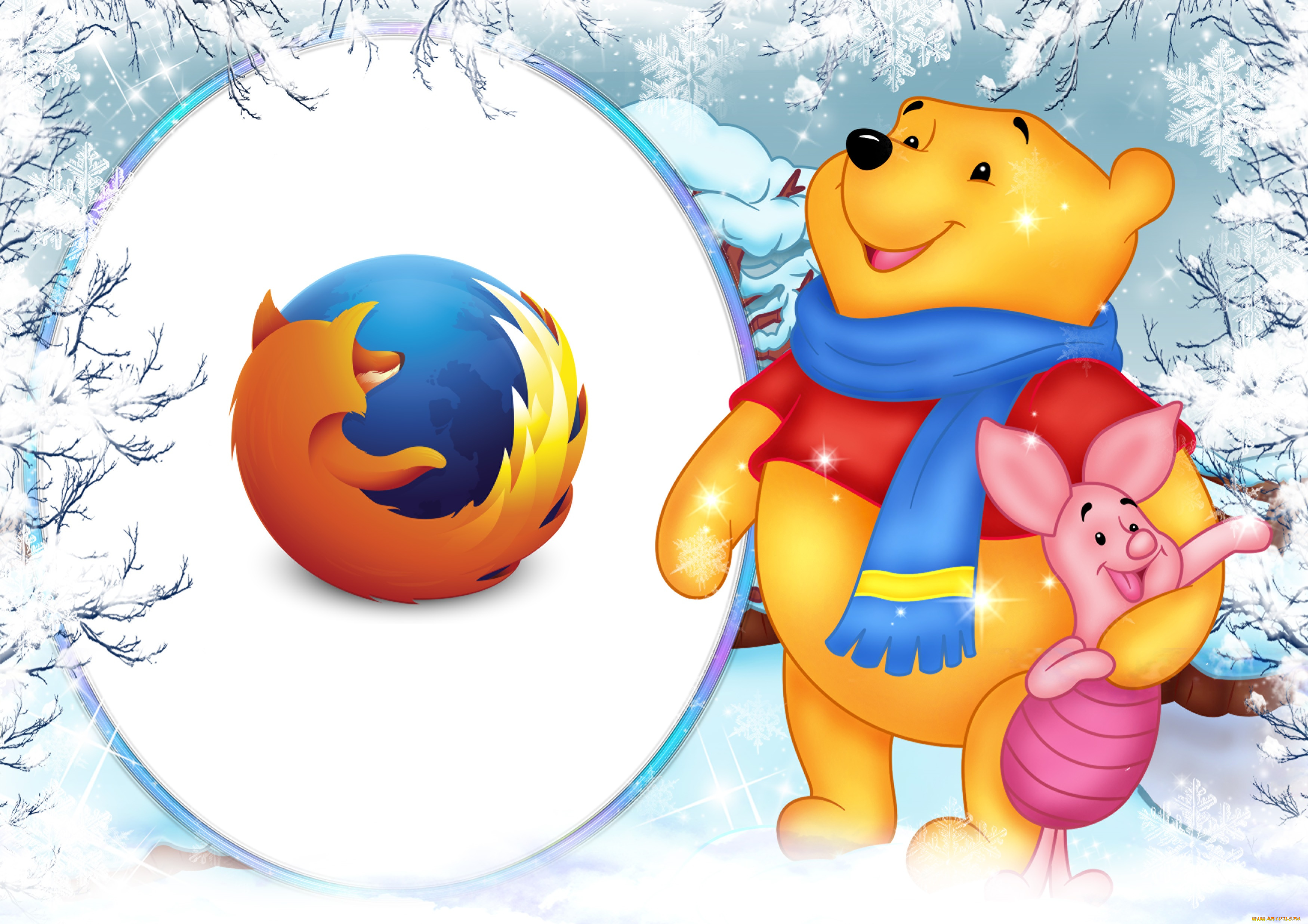 компьютеры, mozilla, firefox, логотип, фон