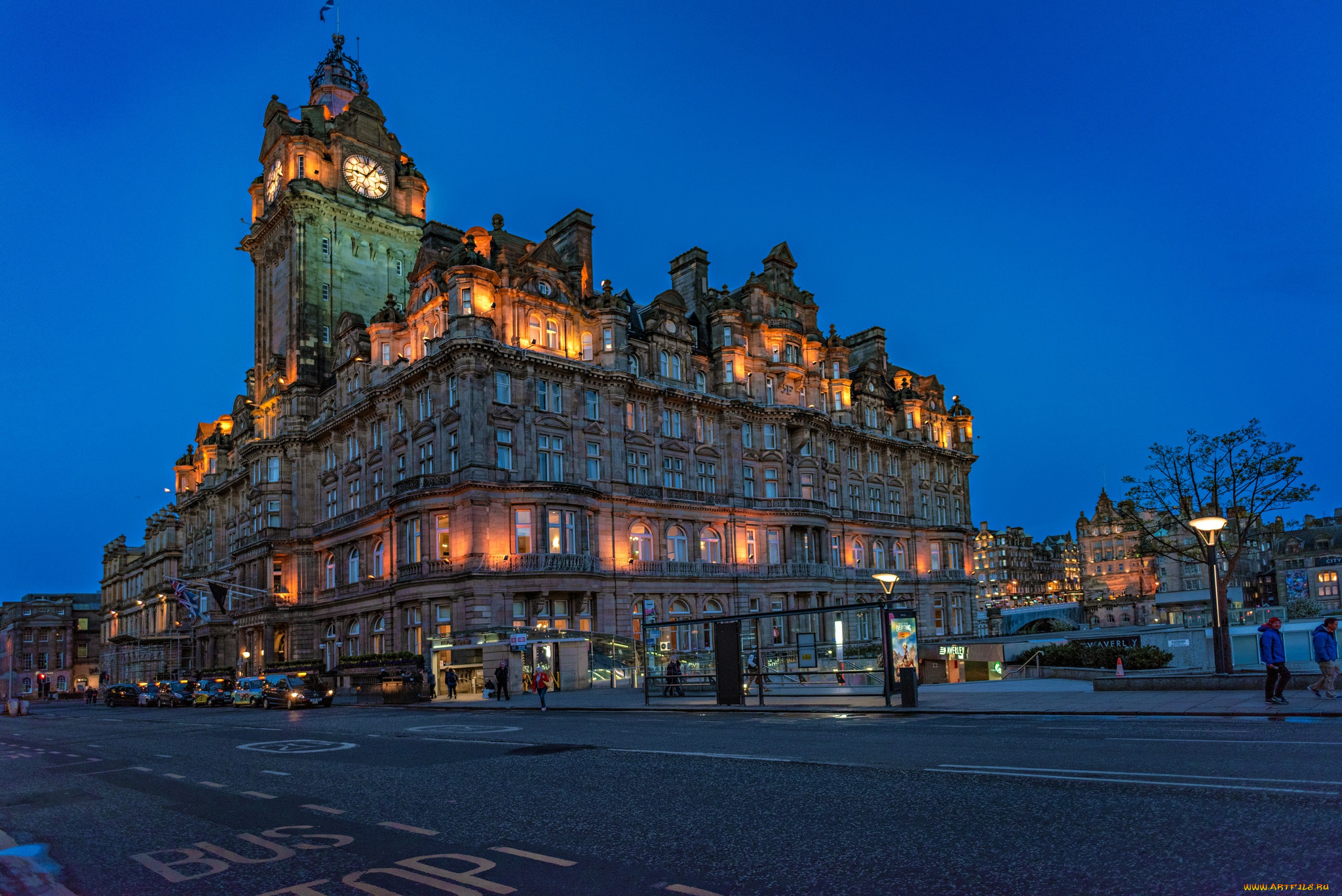 города, эдинбург, , шотландия, здание, дорога, balmoral, hotel, отель, scotland, эдинбург, edinburgh