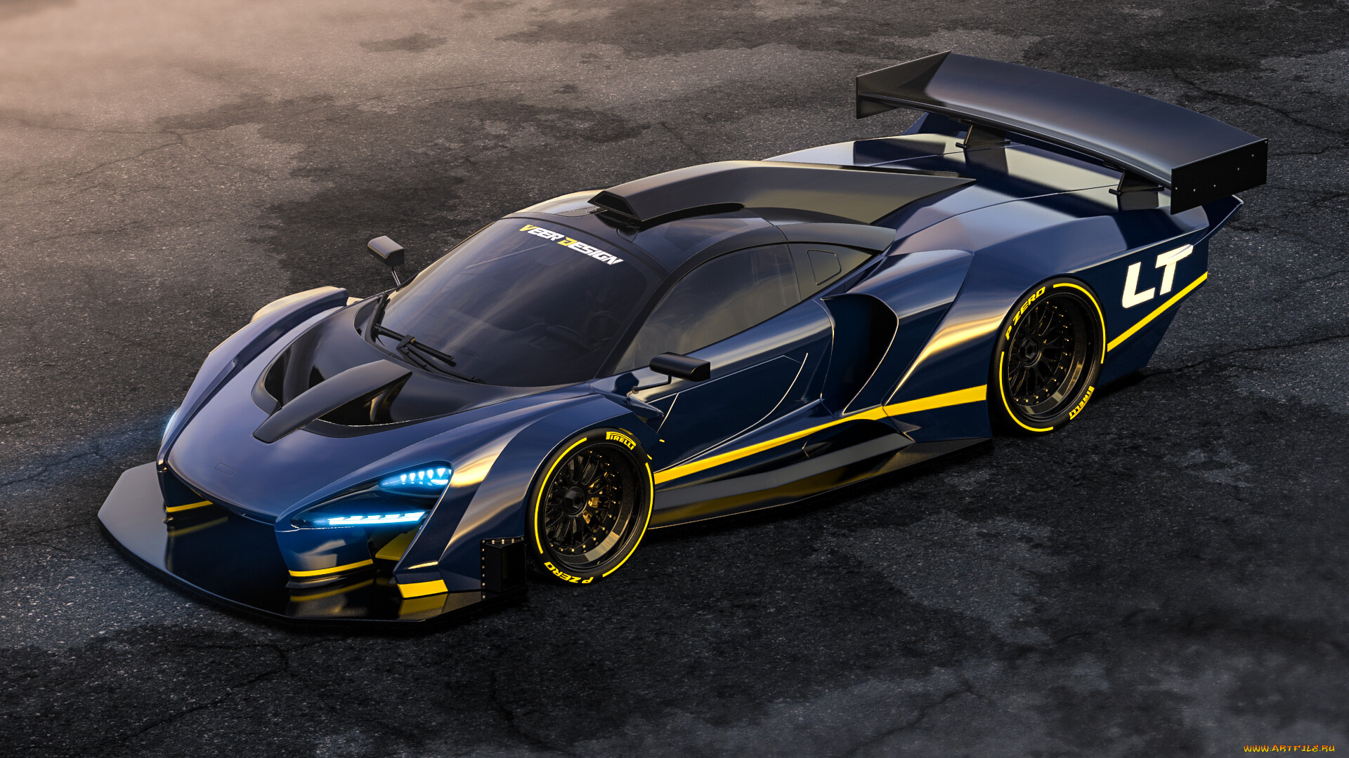 mclaren, senna, longtail, автомобили, 3д, mclaren, senna, longtail