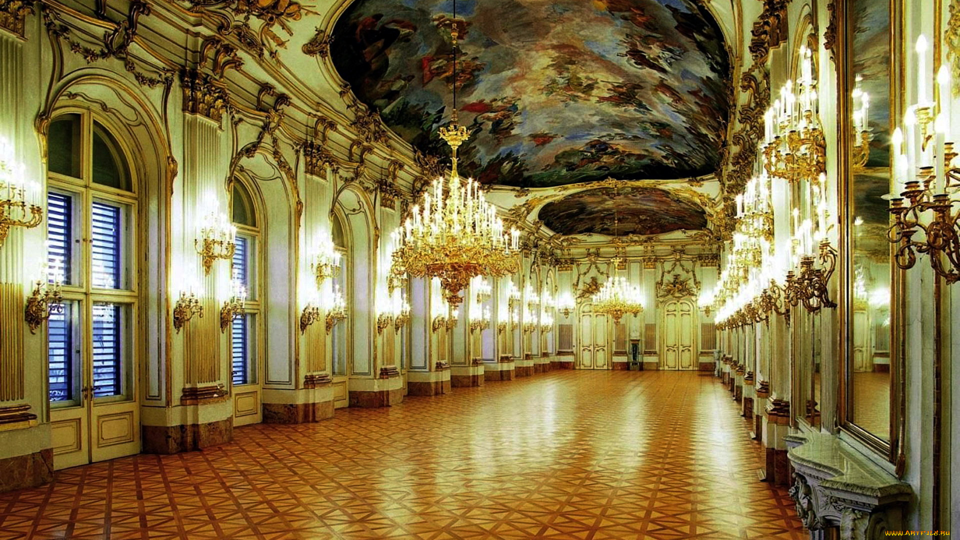 schonbrunn, palace, интерьер, дворцы, , музеи, schonbrunn, palace