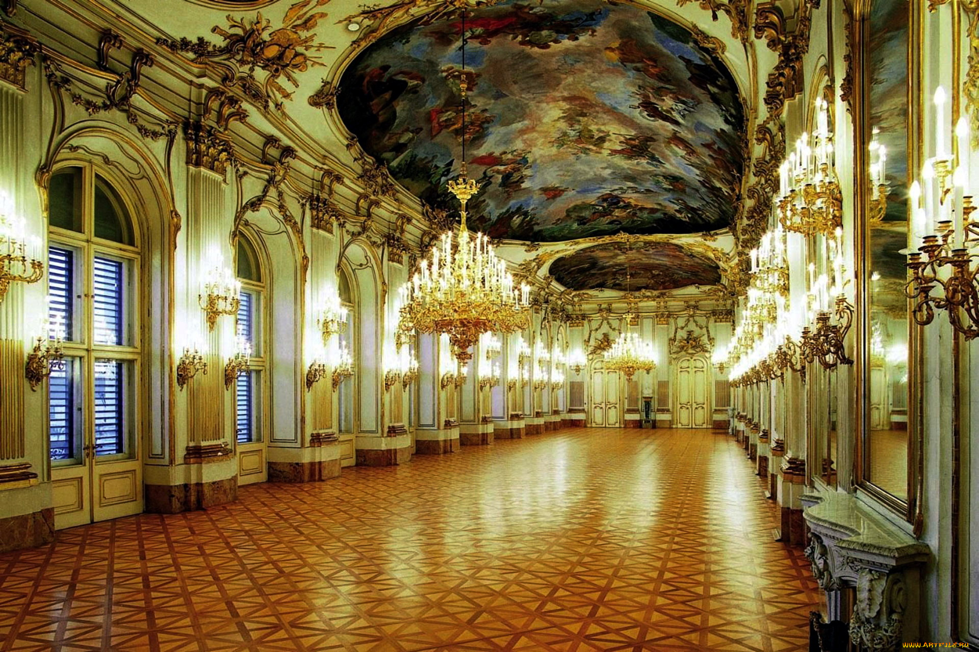 schonbrunn, palace, интерьер, дворцы, , музеи, schonbrunn, palace