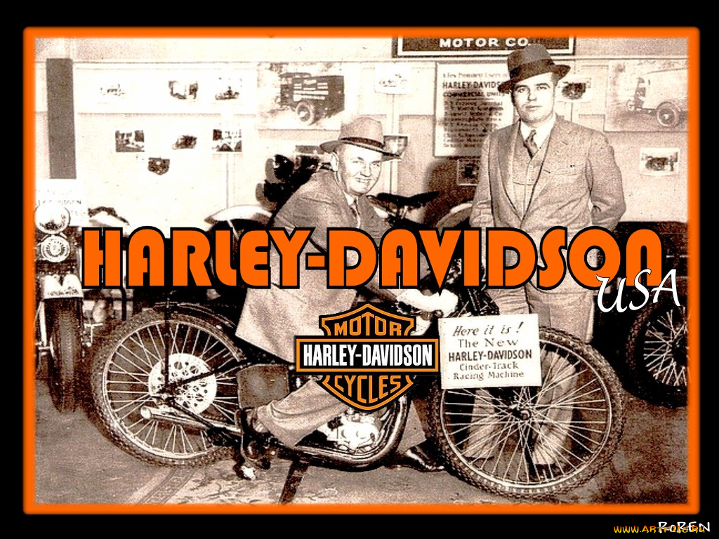 мотоциклы, harley, davidson