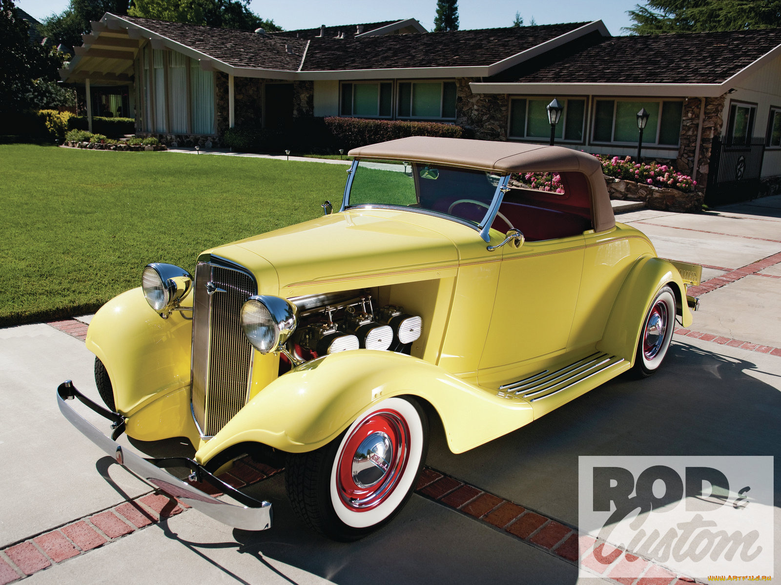 1933, chevy, roadster, автомобили, custom, classic, car