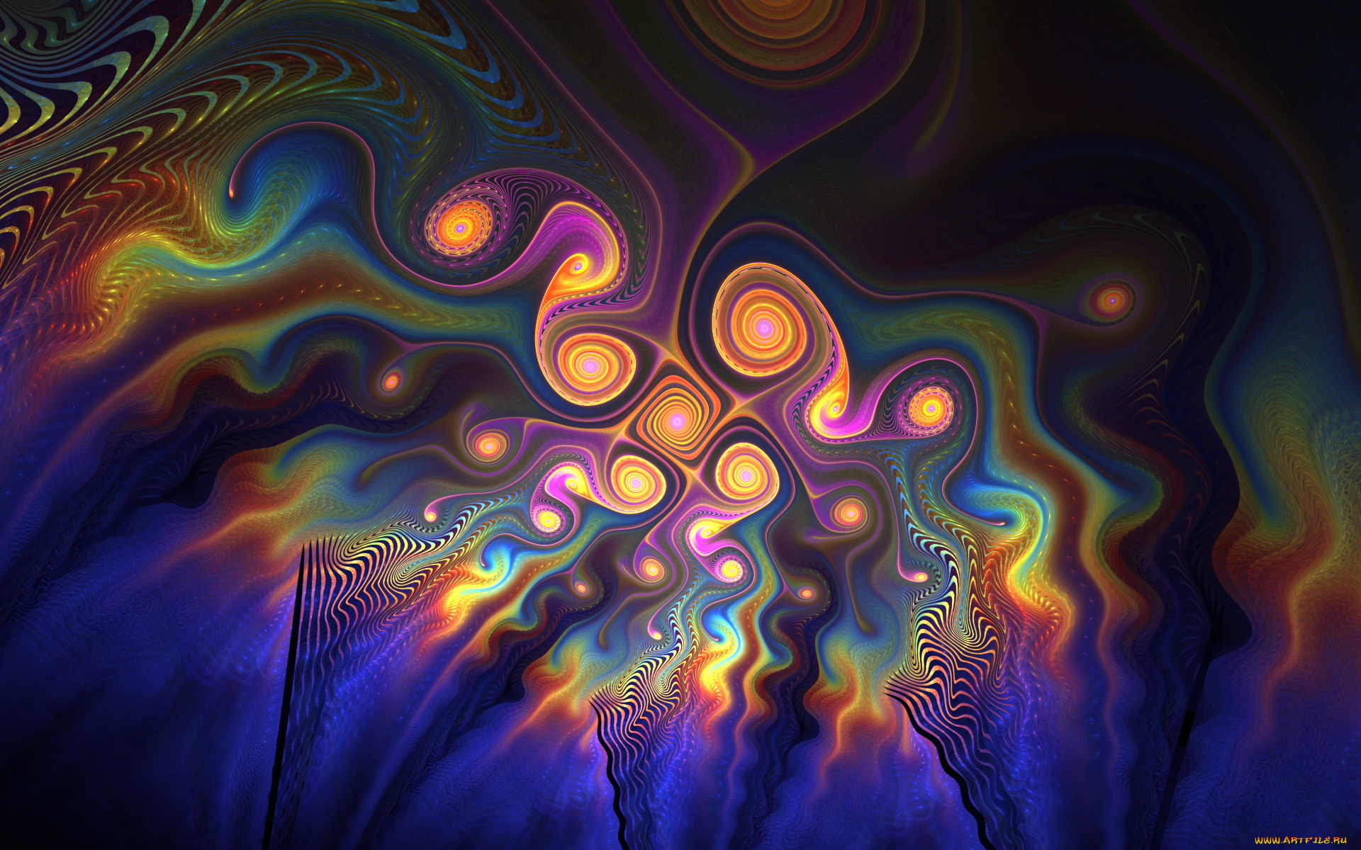 3д, графика, fractal, фракталы