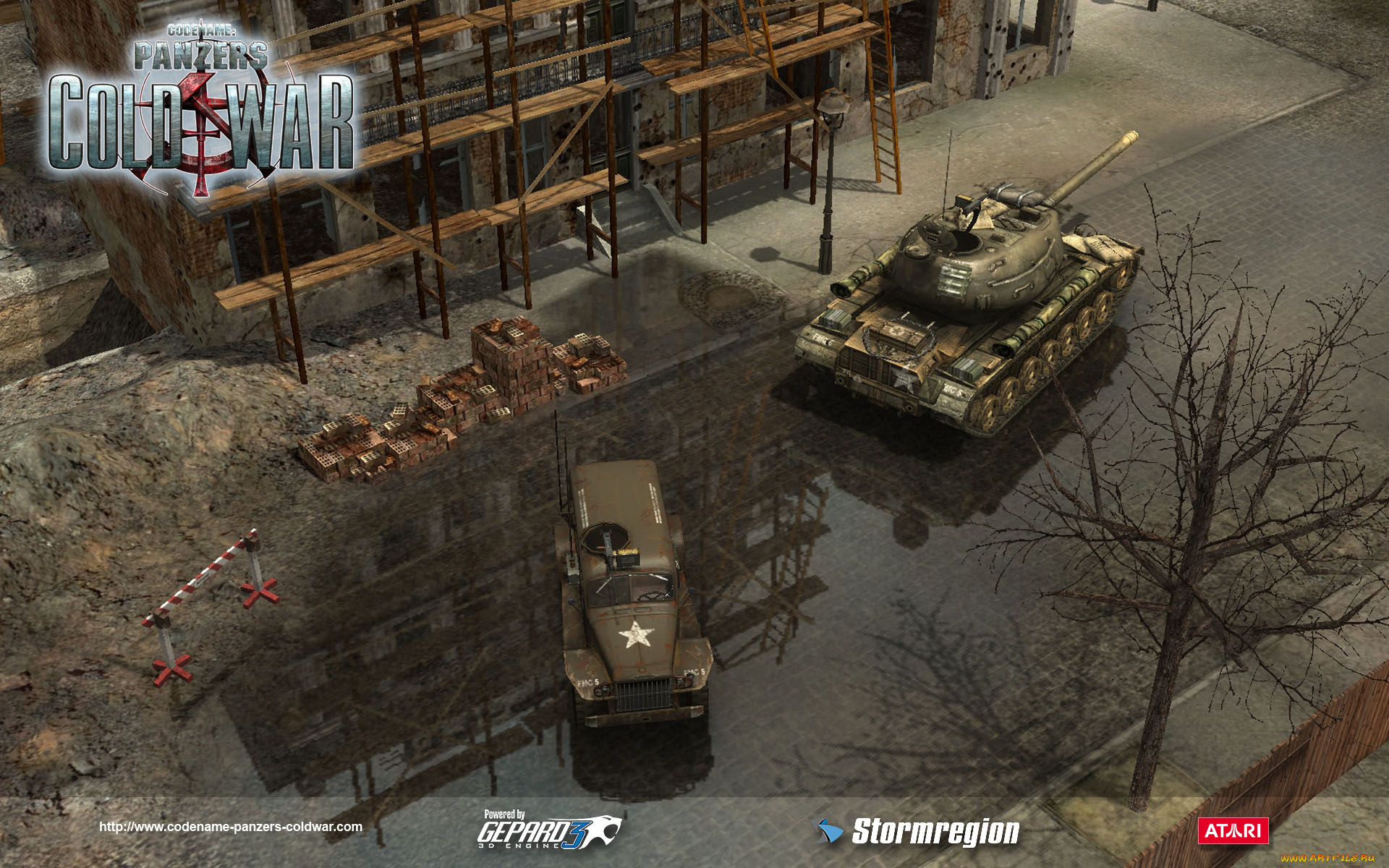 codename, panzers, cold, war, видео, игры, танк