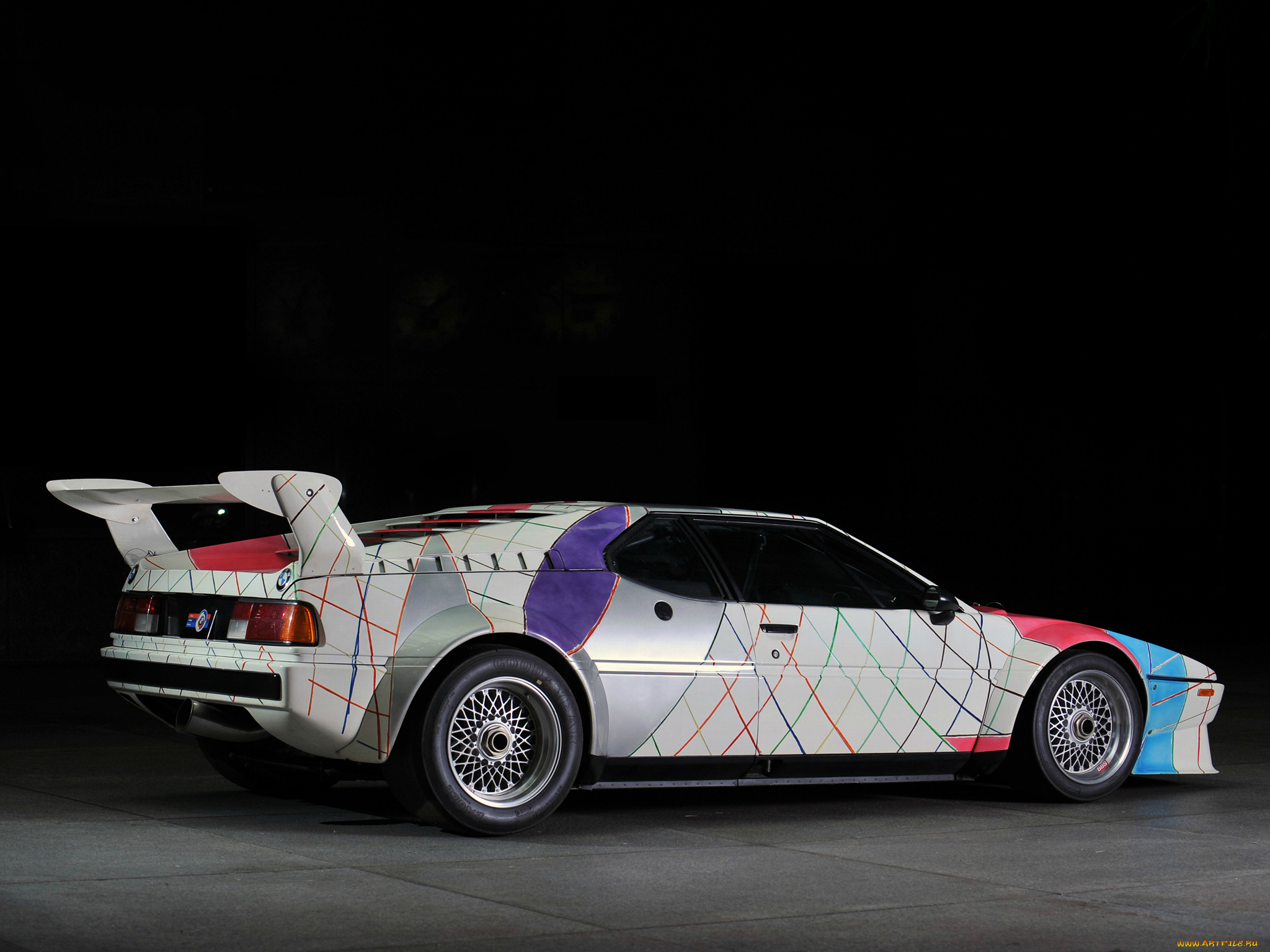 bmw, m1, procar, art, car, by, frank, stella, автомобили