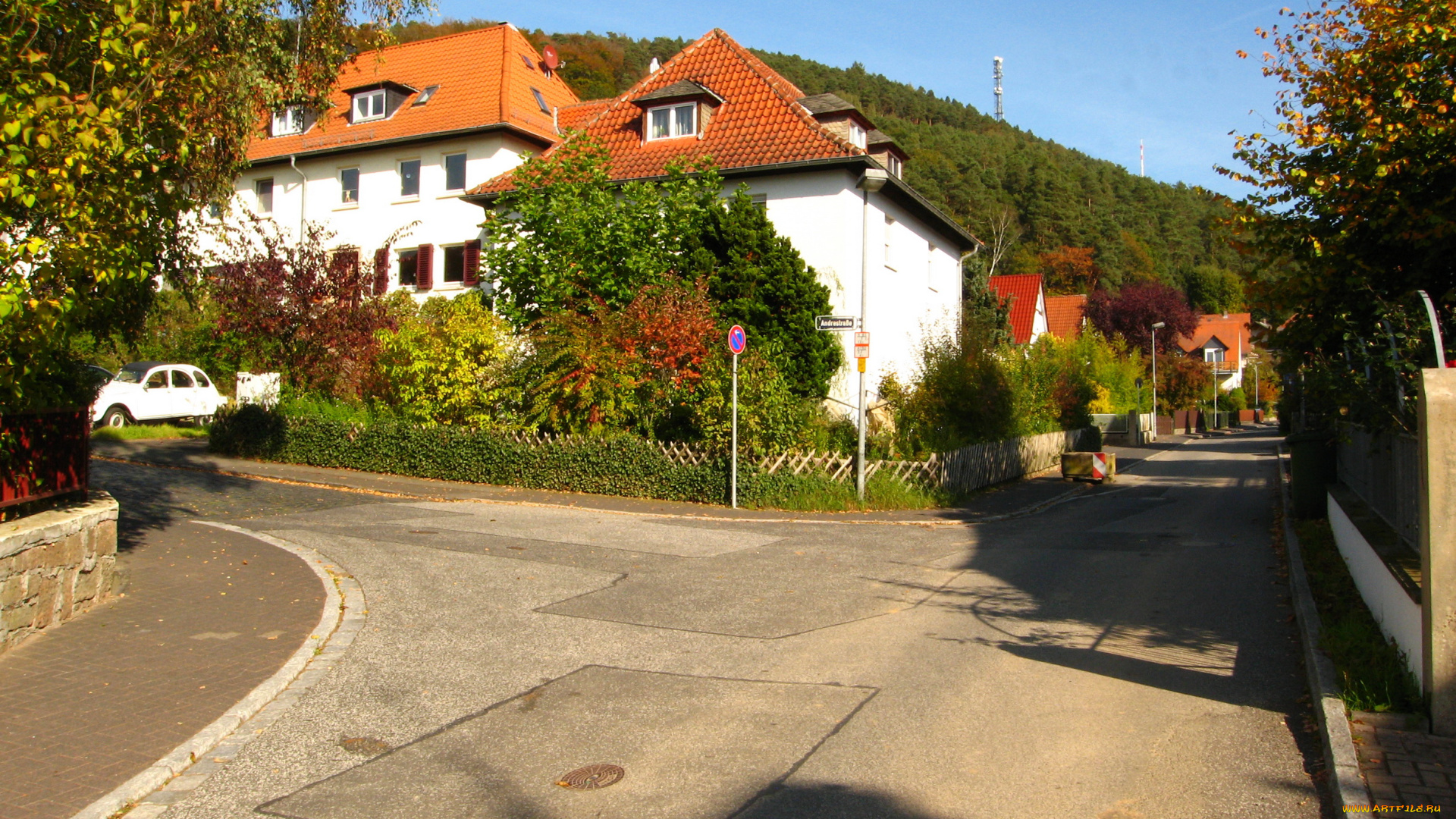 marburg, germany, города, улицы, площади, набережные, улица, дома