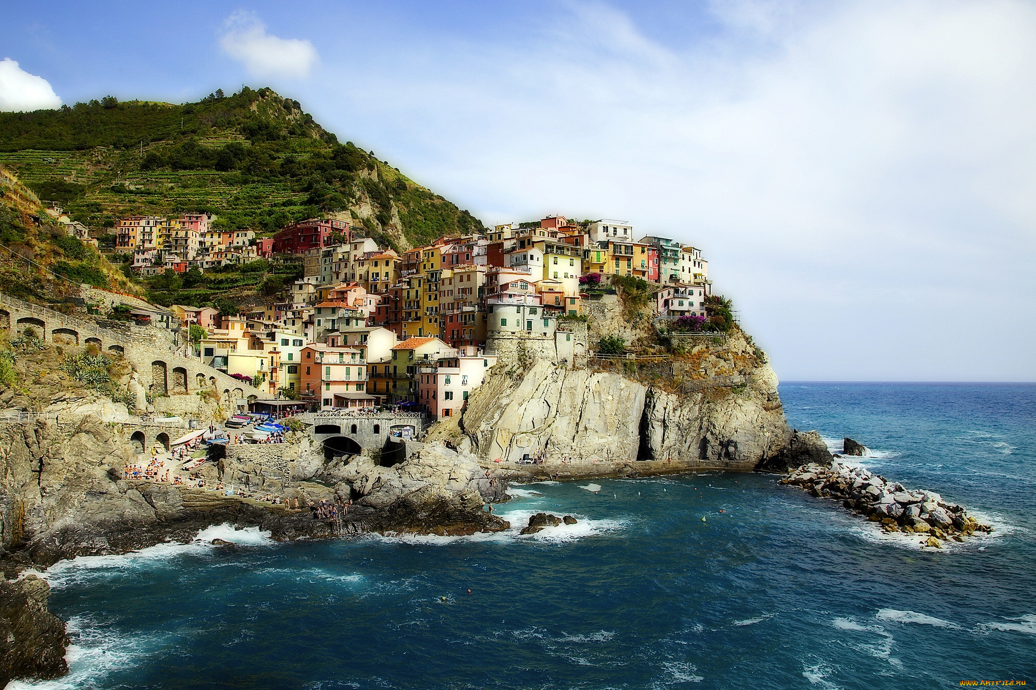 manarola, cinque, terre, italy, города, амальфийское, лигурийское, побережье, италия, пейзаж, манарола, море, скалы, Чинкве-терре