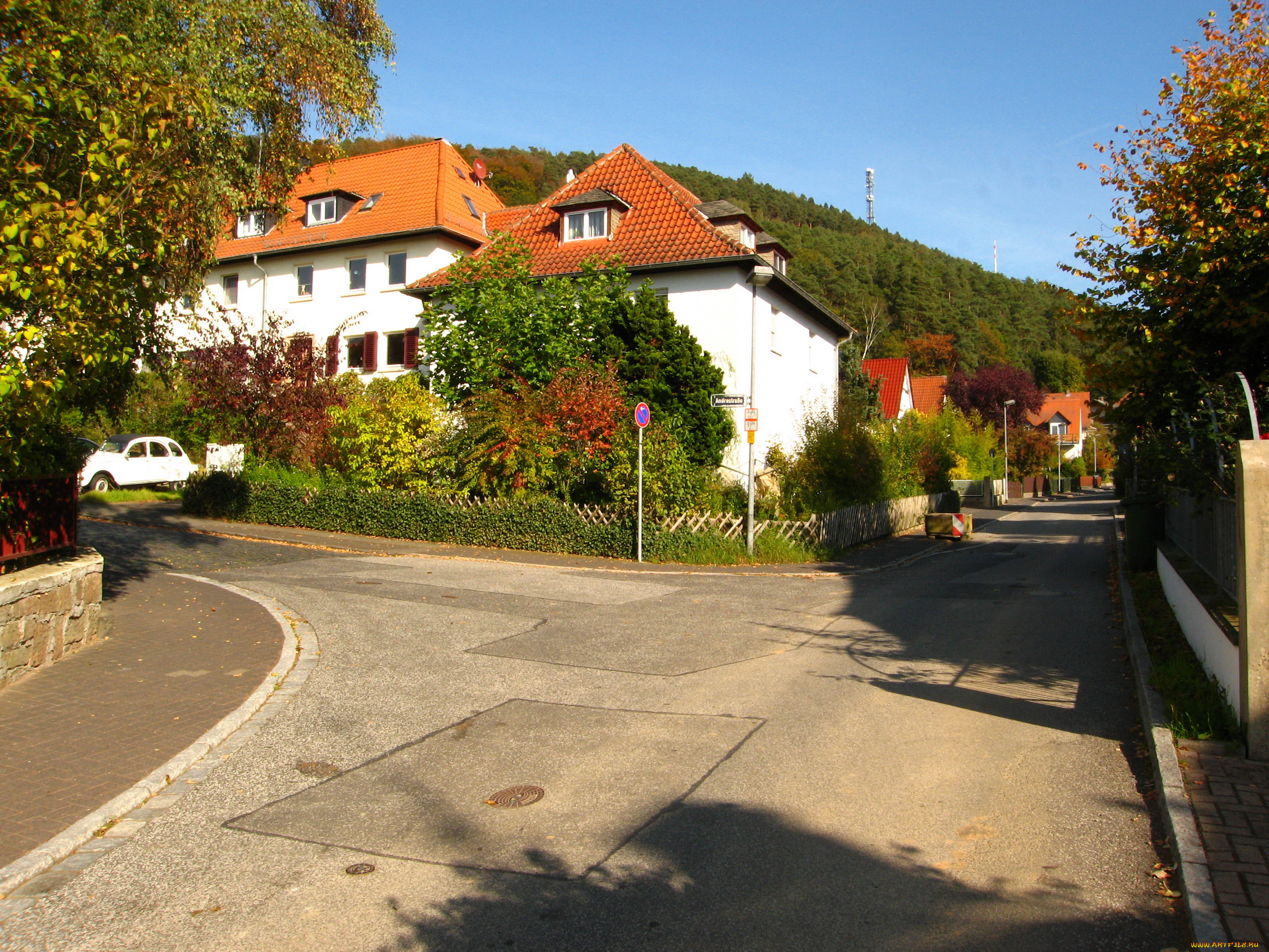 marburg, germany, города, улицы, площади, набережные, улица, дома