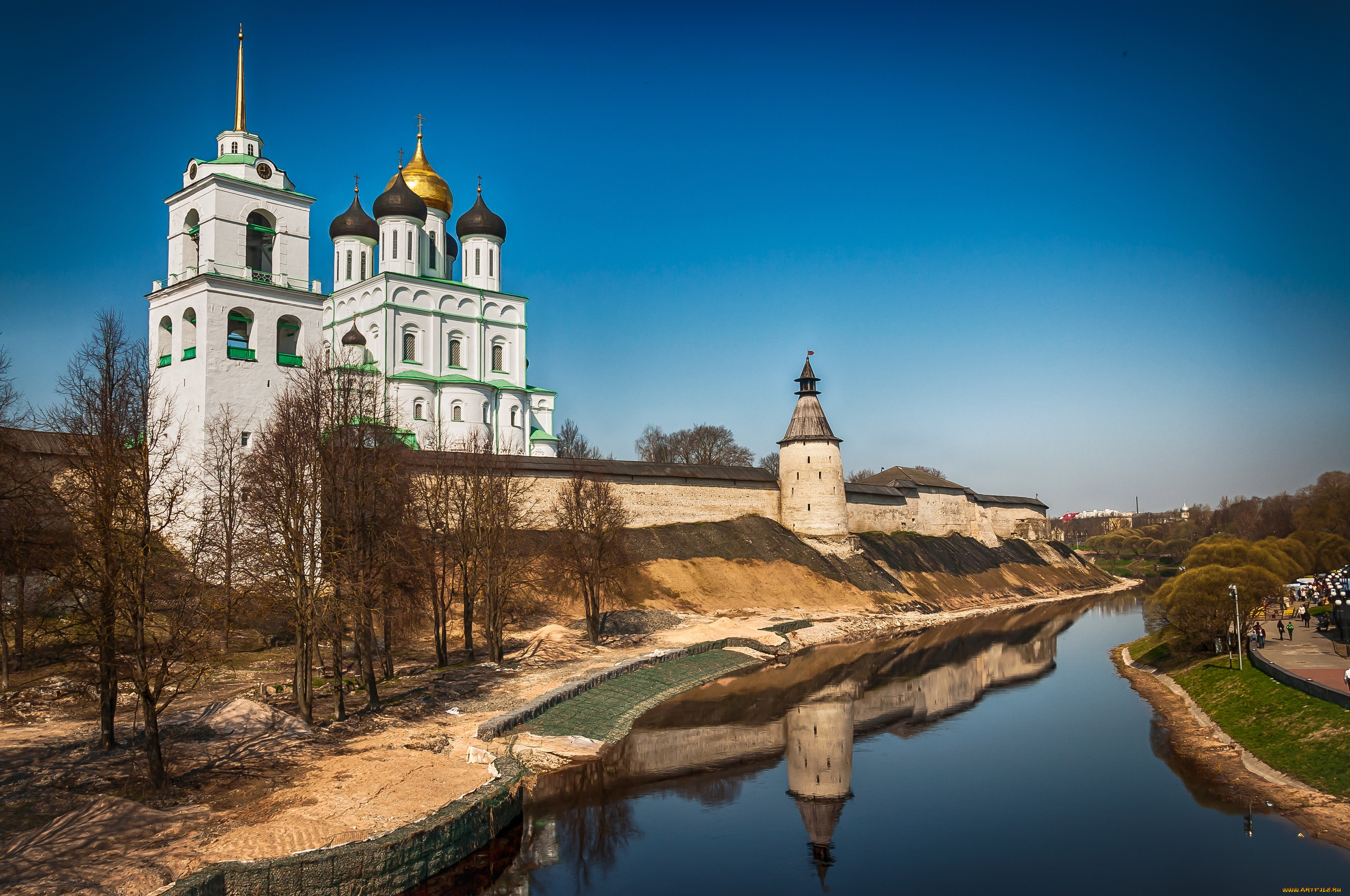 города, православные, церкви, монастыри, псков, hdr