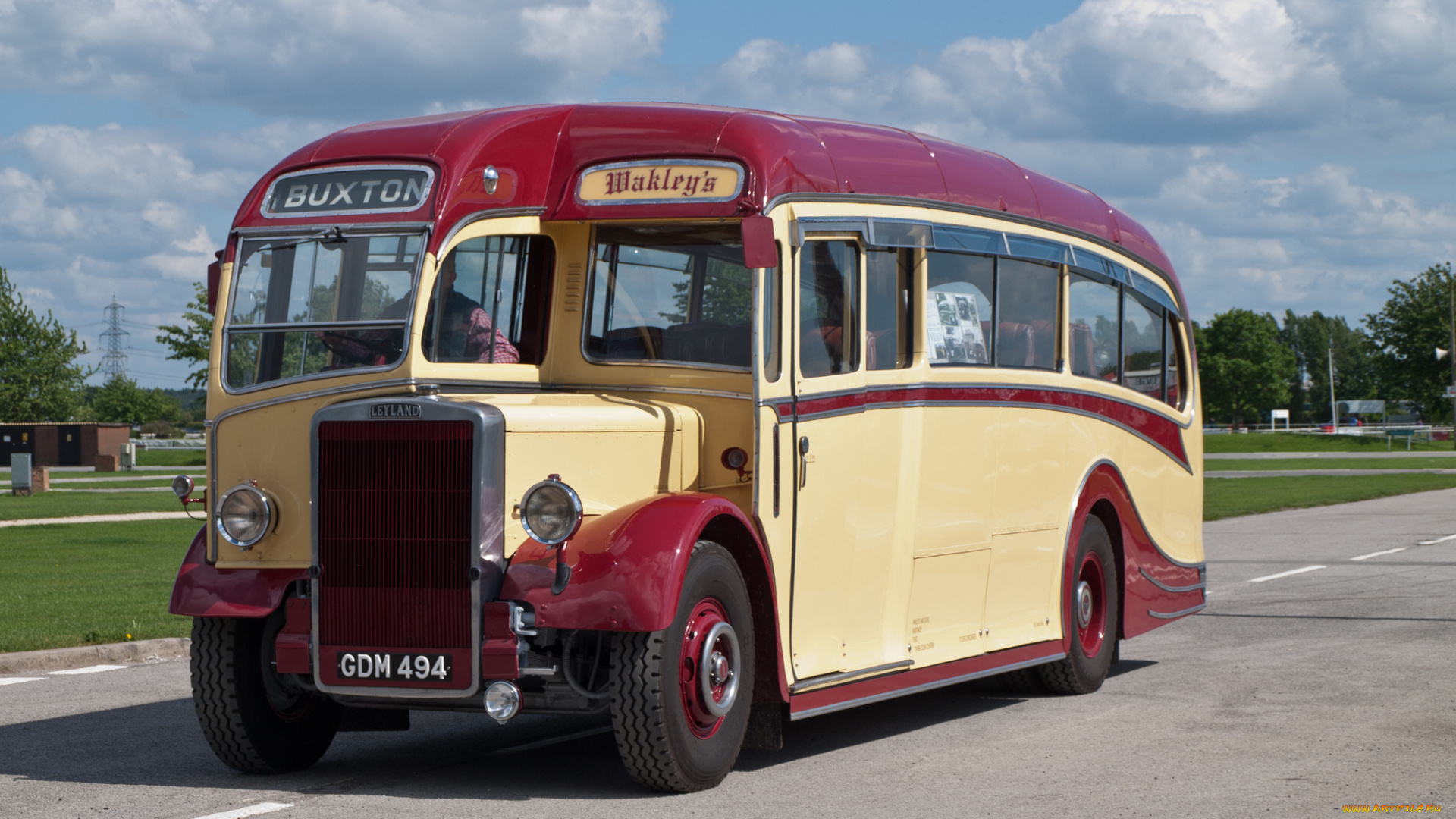 1950, leyland, tiger, ps2harrington, wakeleys, автомобили, автобусы, общественный, транспорт, автобус