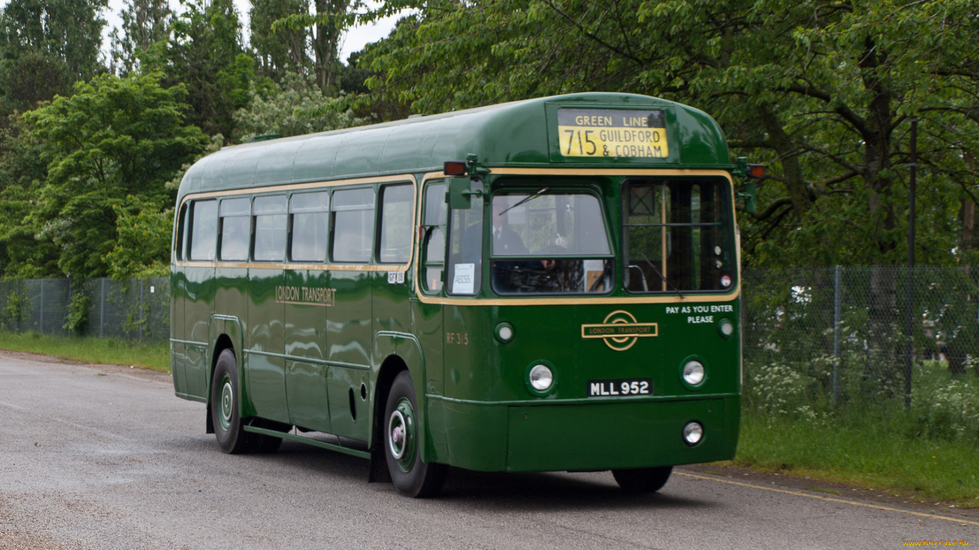1952, aec, regal, lvmetro, cammell, london, transport, rf315, автомобили, автобусы, общественный, транспорт, автобус
