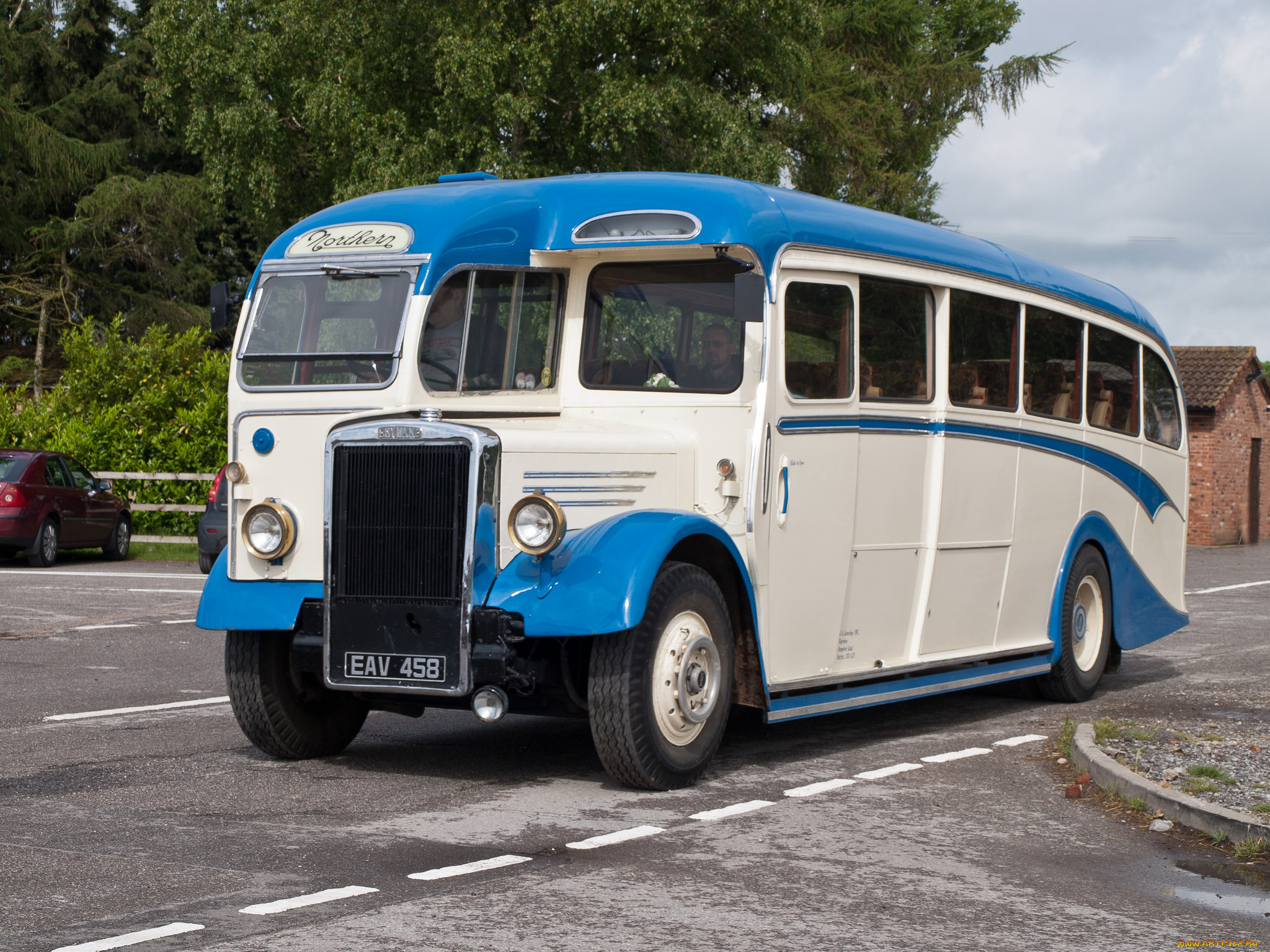 1948, leyland, tiger, pa1, duple, bluebird, northern, scottish, npa197, автомобили, автобусы, общественный, транспорт, автобус