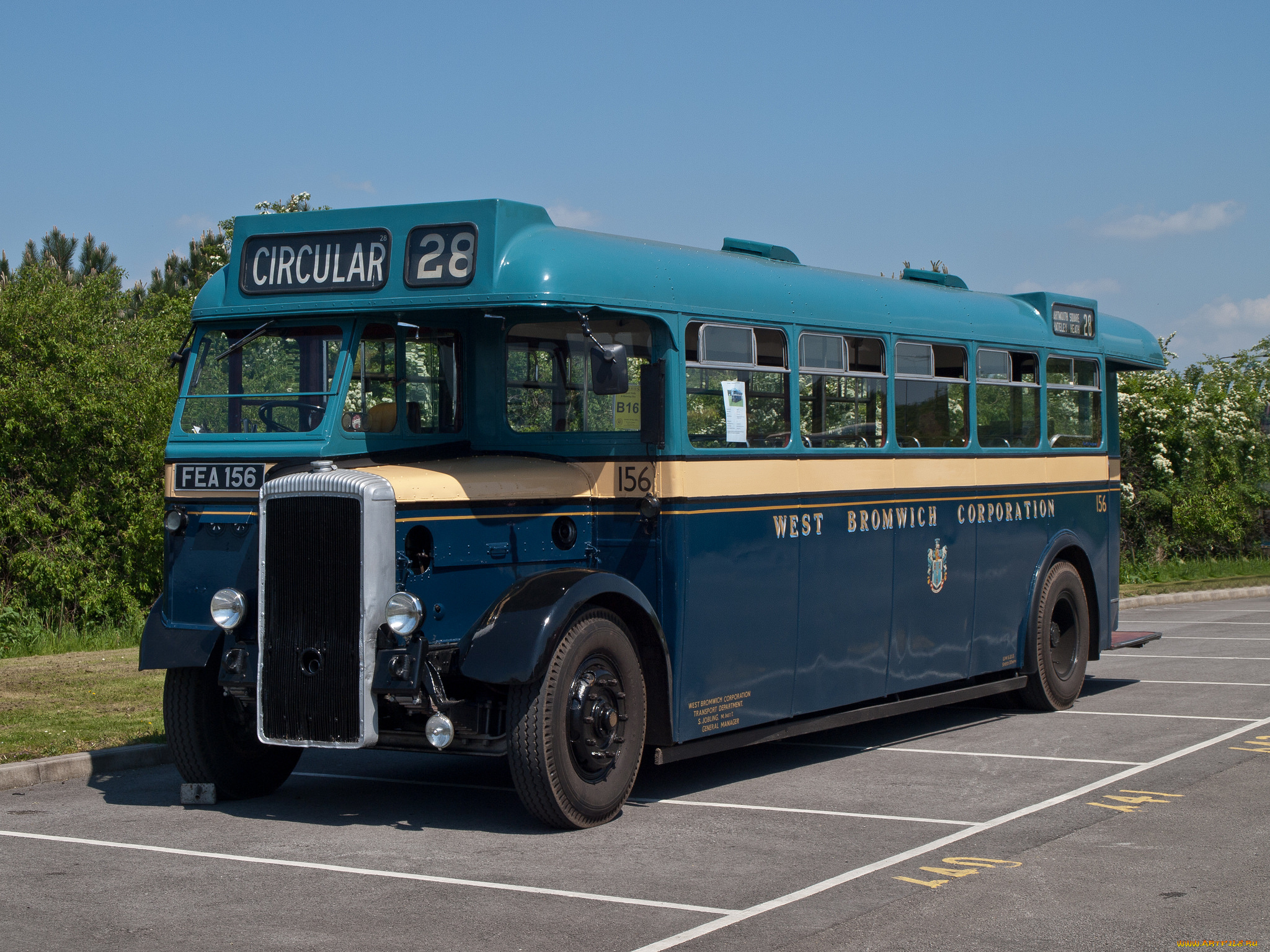 1952, daimler, cvg5metro, cammell, west, bromwich, corporation, 156, автомобили, автобусы, общественный, транспорт, автобус
