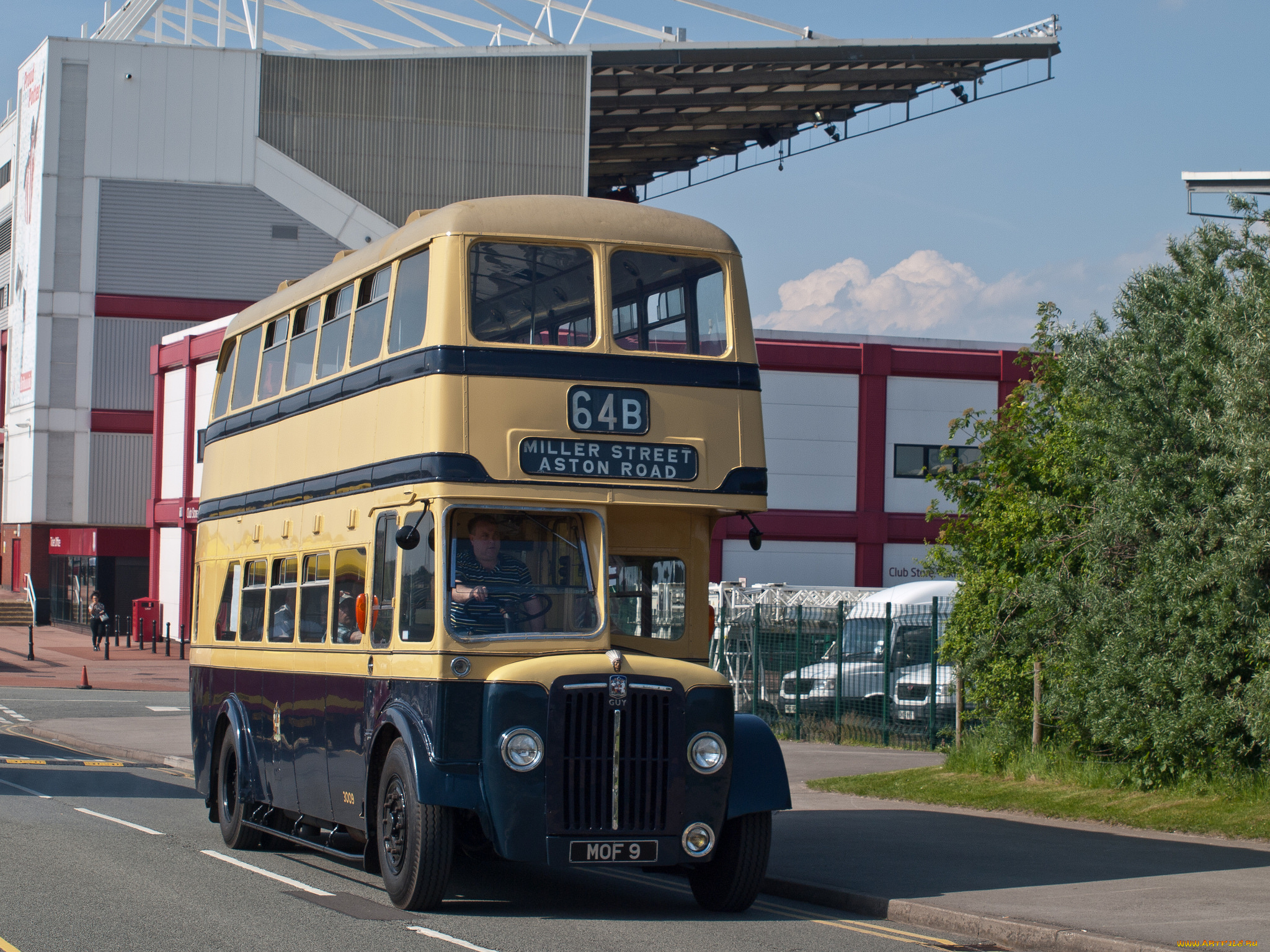 1953, guy, arab, lvmetro, cammell, birmingham, 3009, автомобили, автобусы, общественный, транспорт, автобус