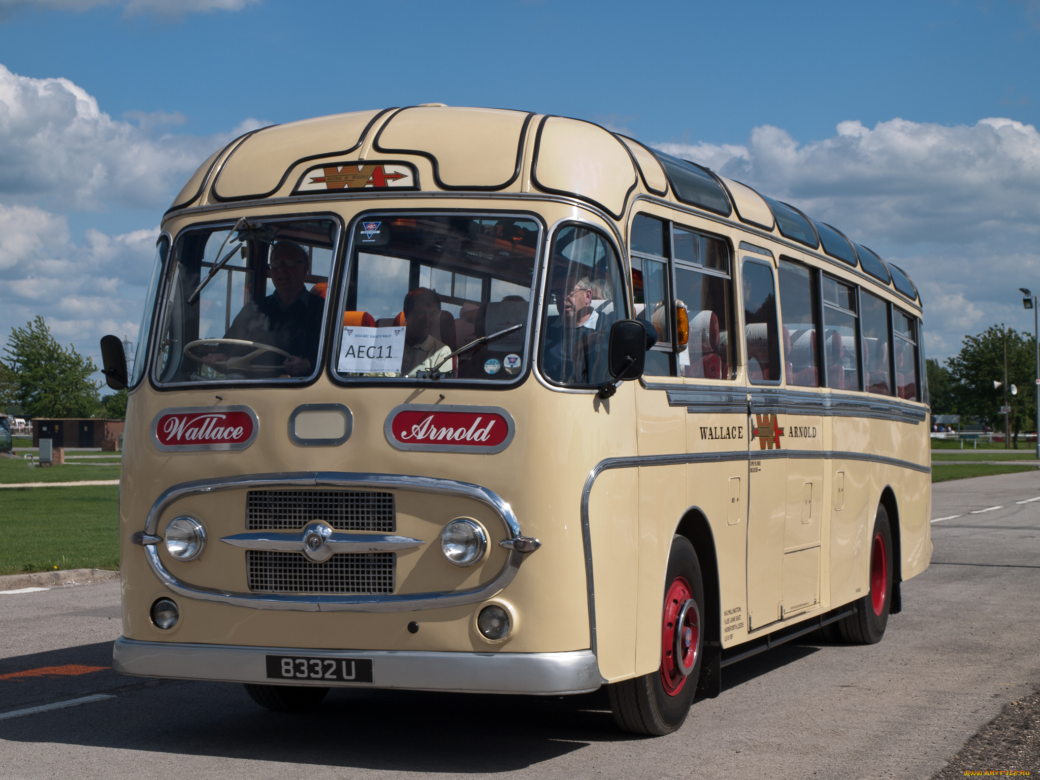 1958, aec, relianceplaxton, wallace, arnold, автомобили, автобусы, общественный, транспорт, автобус