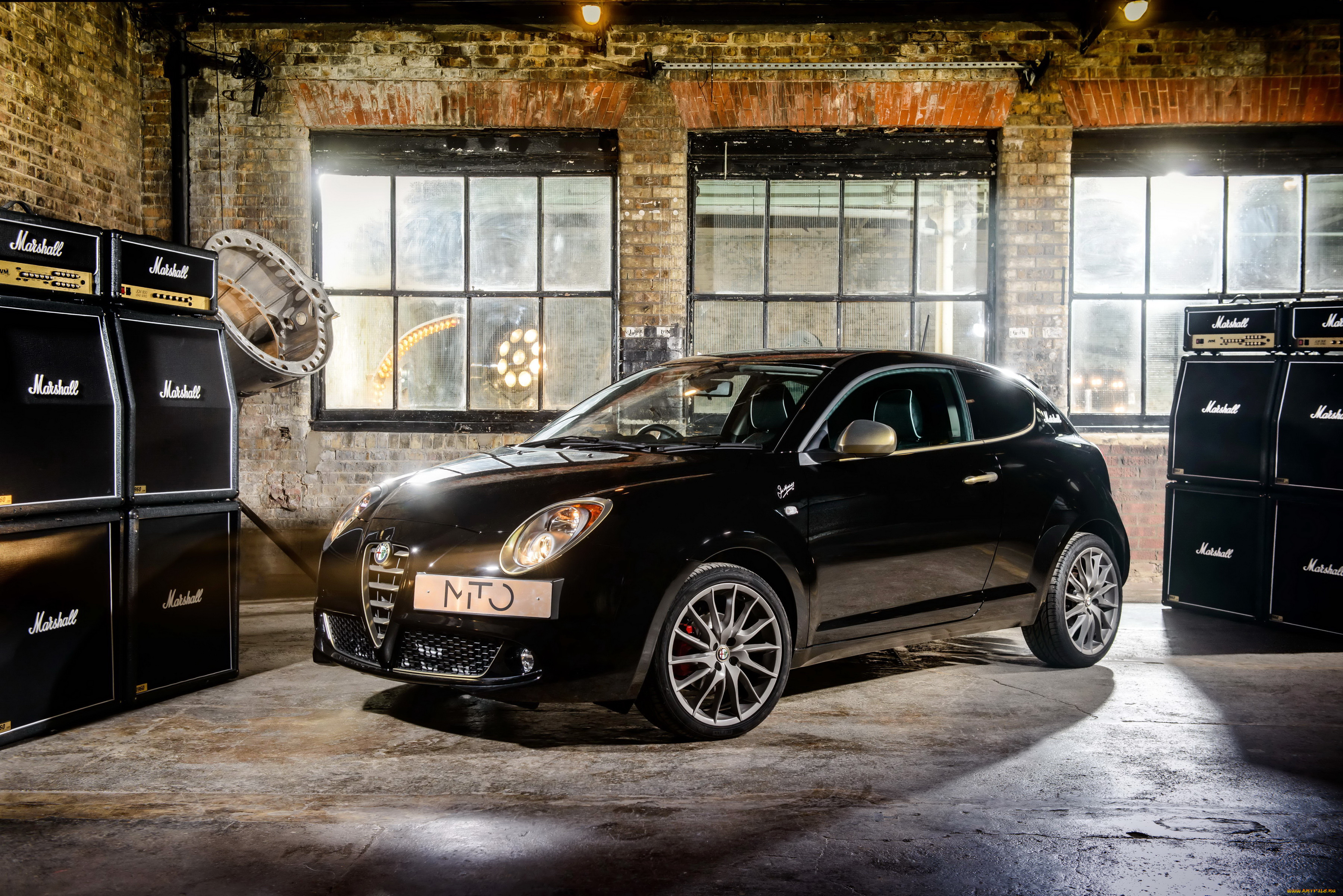 2014, alfa, romeo, mito, , marshall, автомобили, alfa, romeo, тюнинг, черный, alfa, romeo