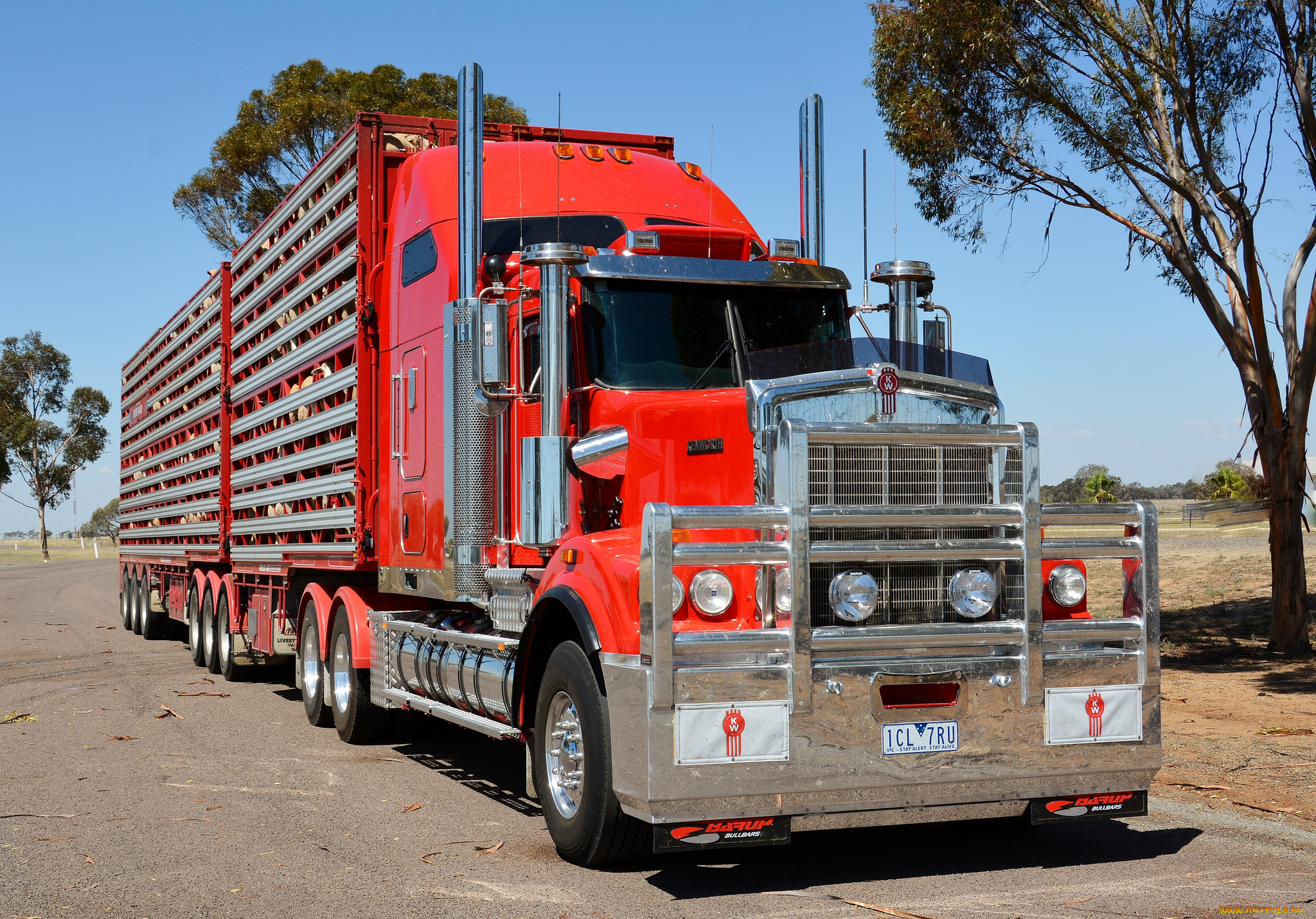 автомобили, kenworth, тягач, седельный, грузовик, тяжелый