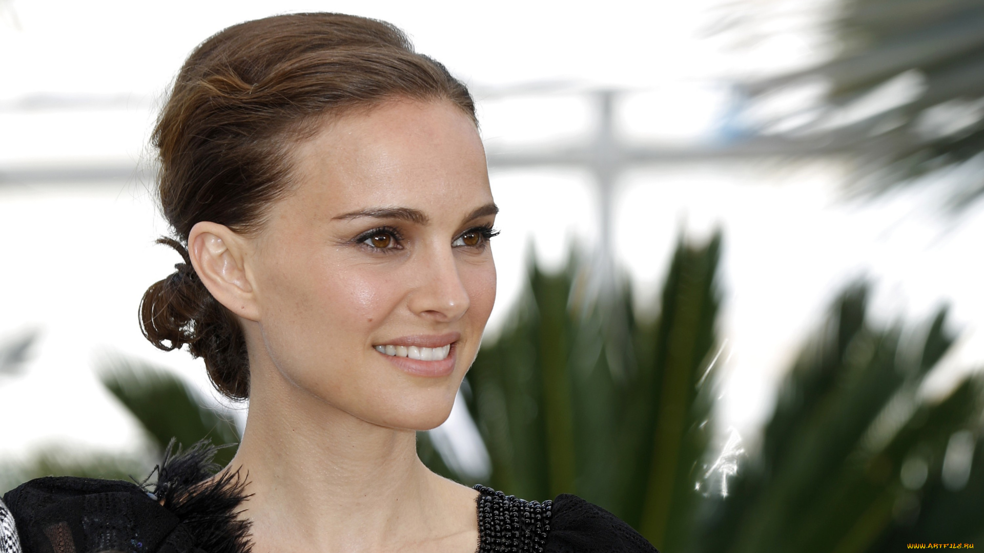 девушки, natalie, portman, улыбка, лицо, актриса